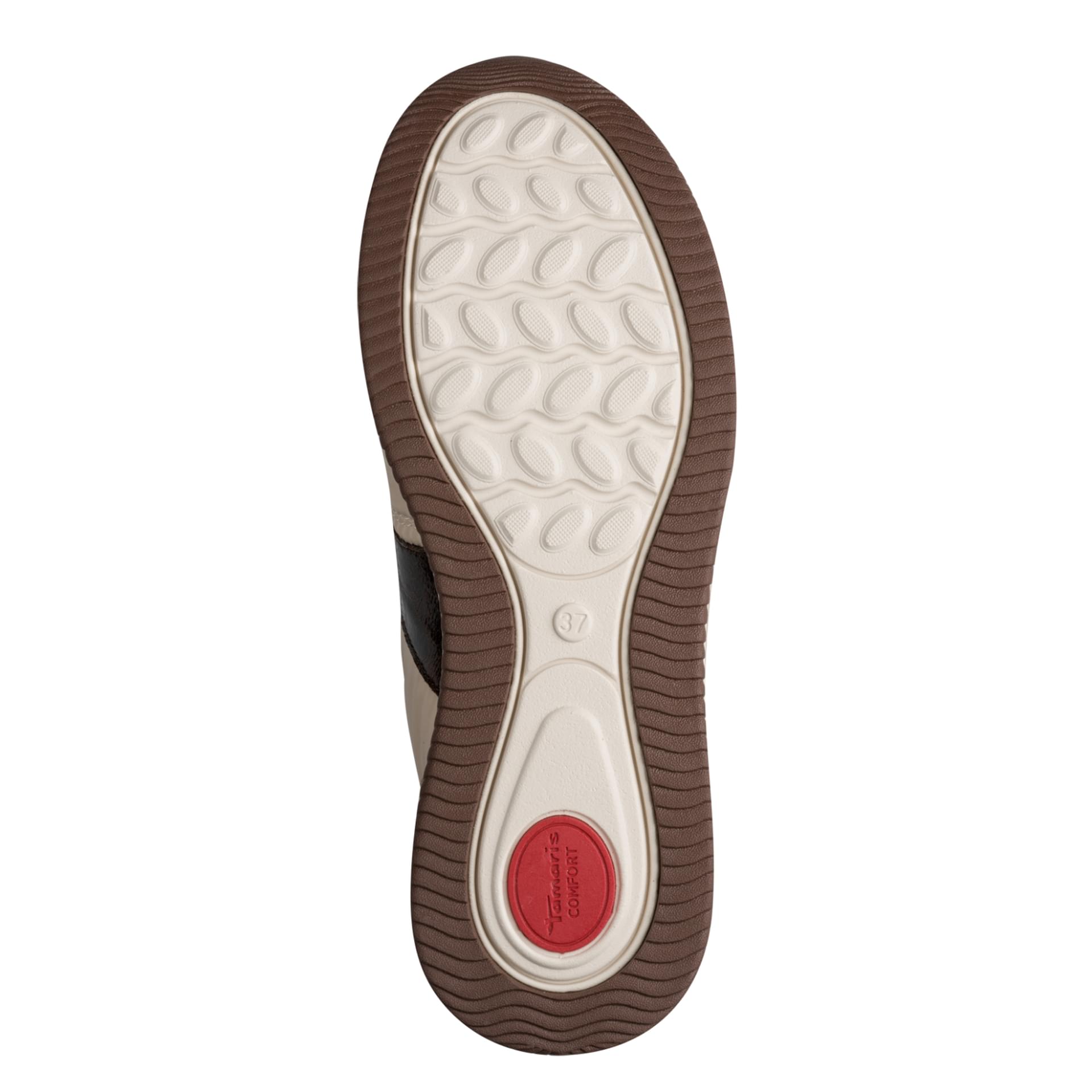 Tamaris Comfort Kelly Sneakers in Beige Comb, sole (SKU 8-83703-47--490)
