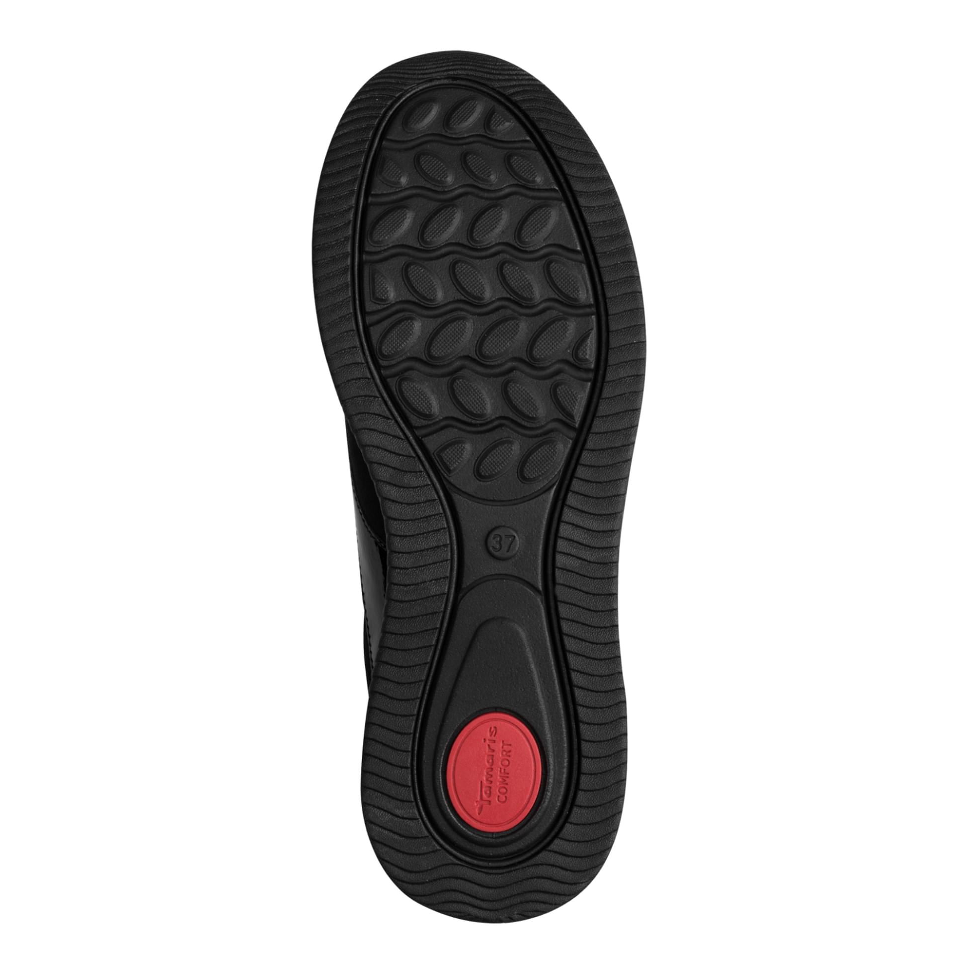 Tamaris Comfort Kelly Sneakers in Black, sole (SKU 8-83717-47--001)