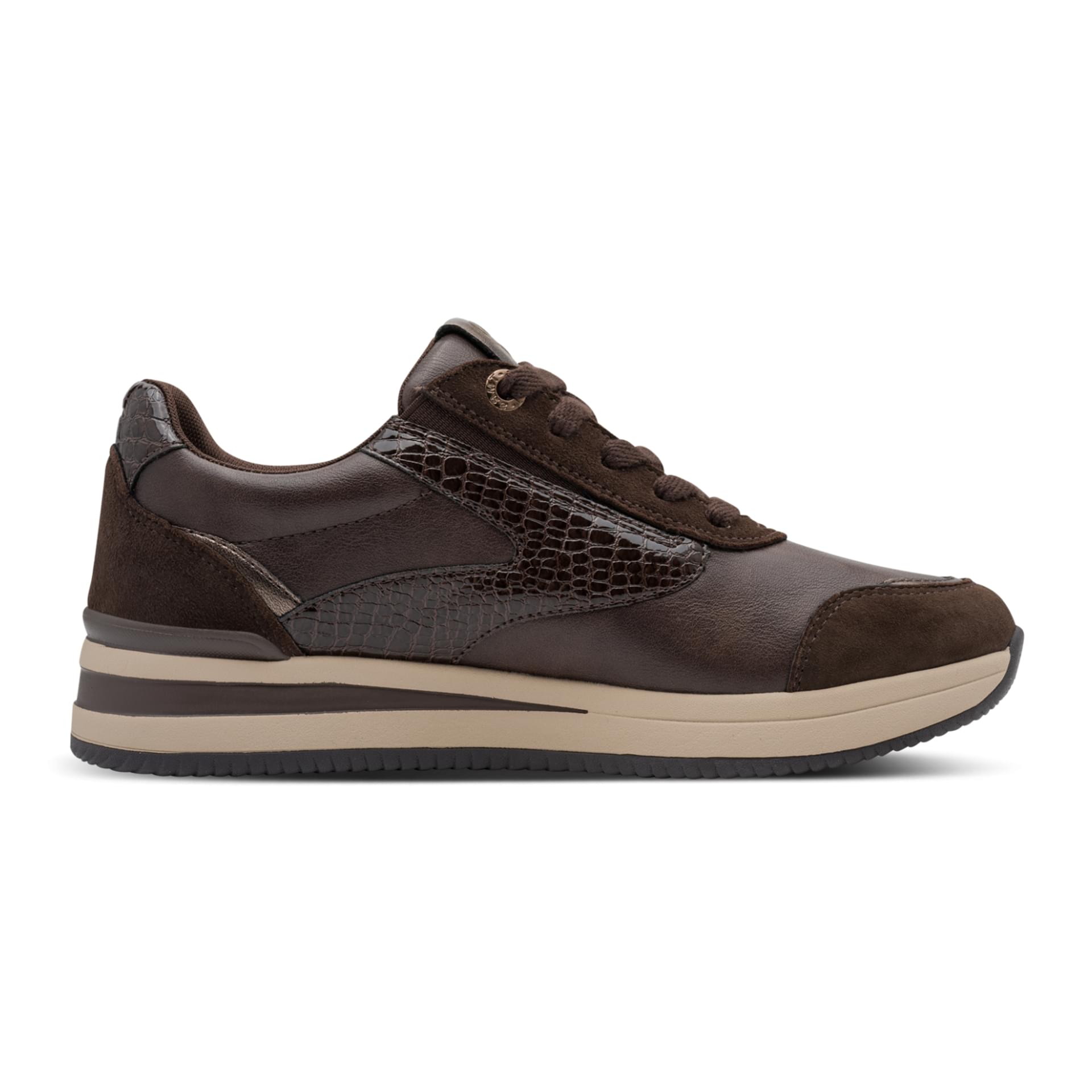 Tamaris Comfort Kelly Sneakers in Mocca, inner side (SKU 8-83747-47--304)
