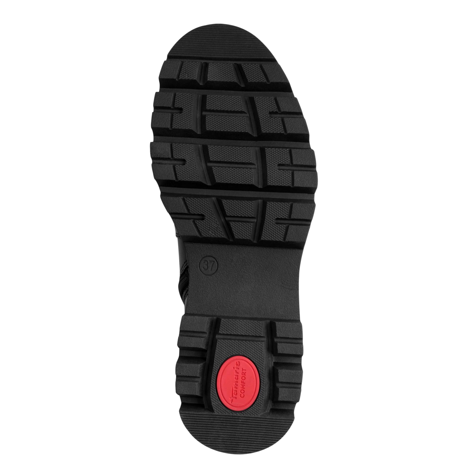 Tamaris Comfort Kida Bottines in Black Nappa, semelle (SKU 8-85410-45--022)