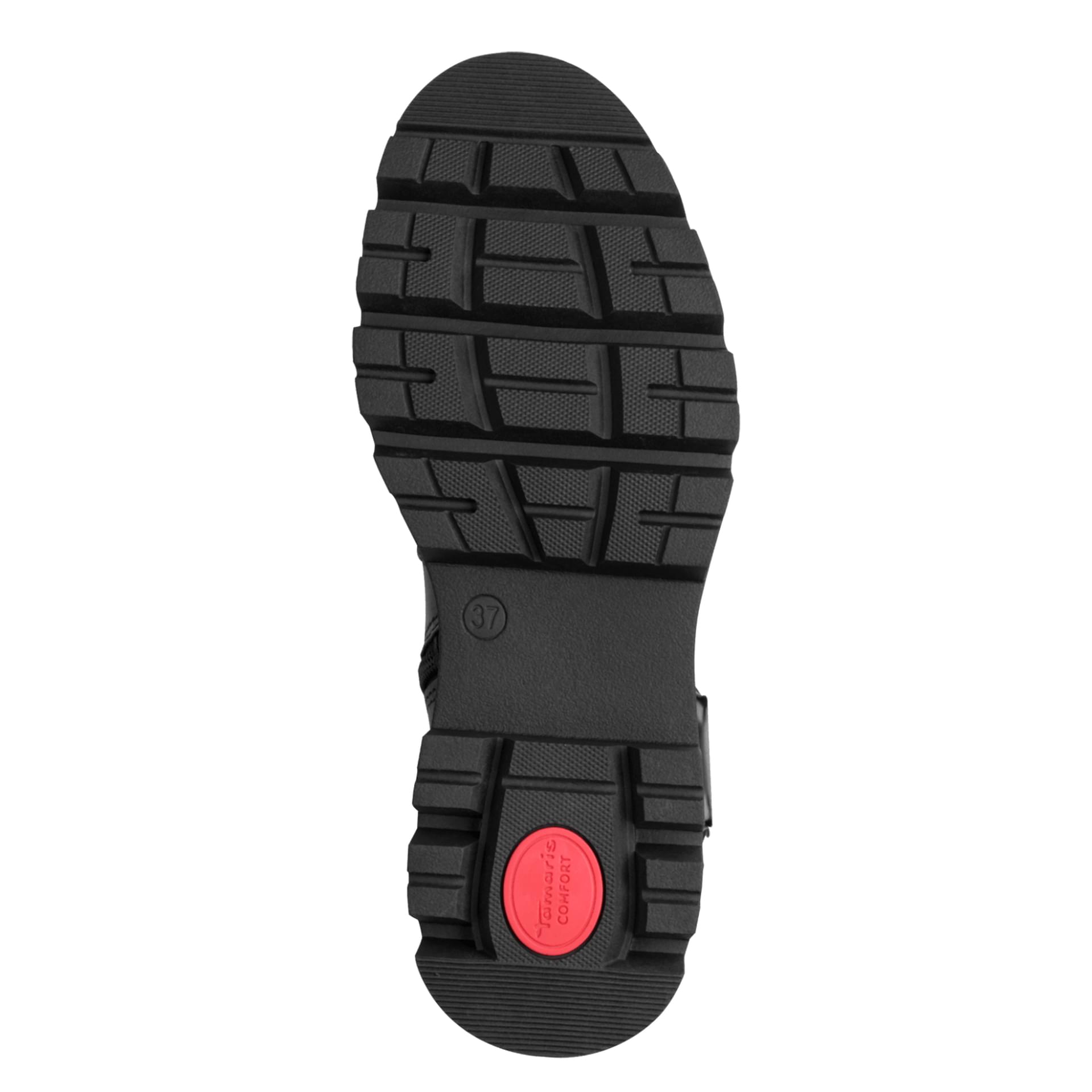 Tamaris Comfort Kida Bottines in Black Nappa, semelle (SKU 8-85411-45--022)
