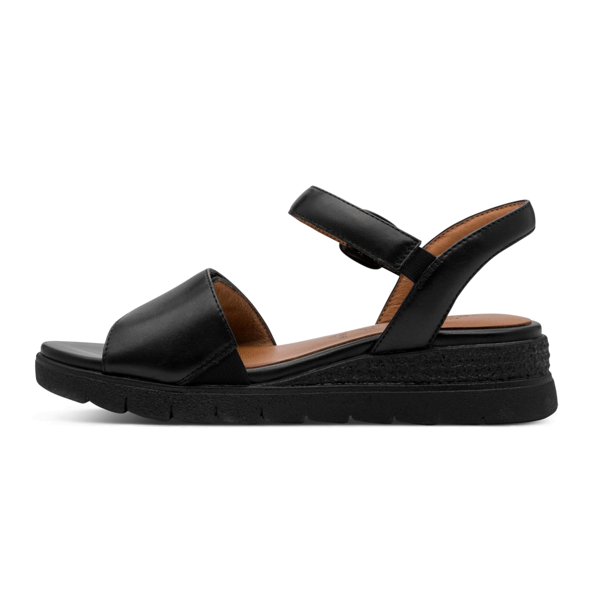 Tamaris Comfort Leanna Sandalen in Black Uni, binnenzijde (SKU 8-88736-46--007)