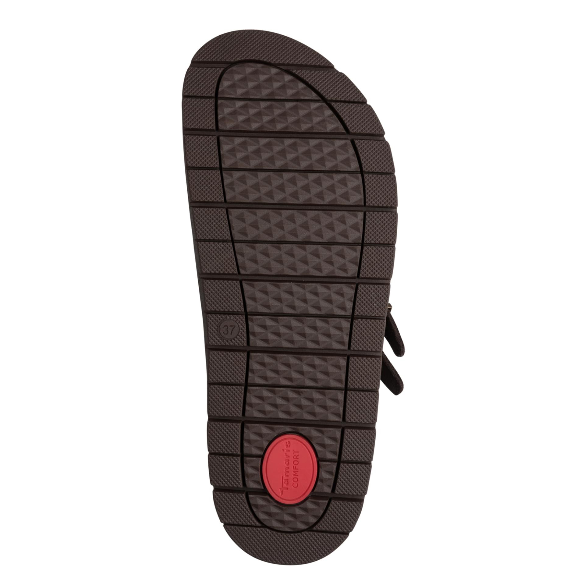 Tamaris Comfort Lola Slippers leer in Mocca, zool (SKU 8-87601-46--304)