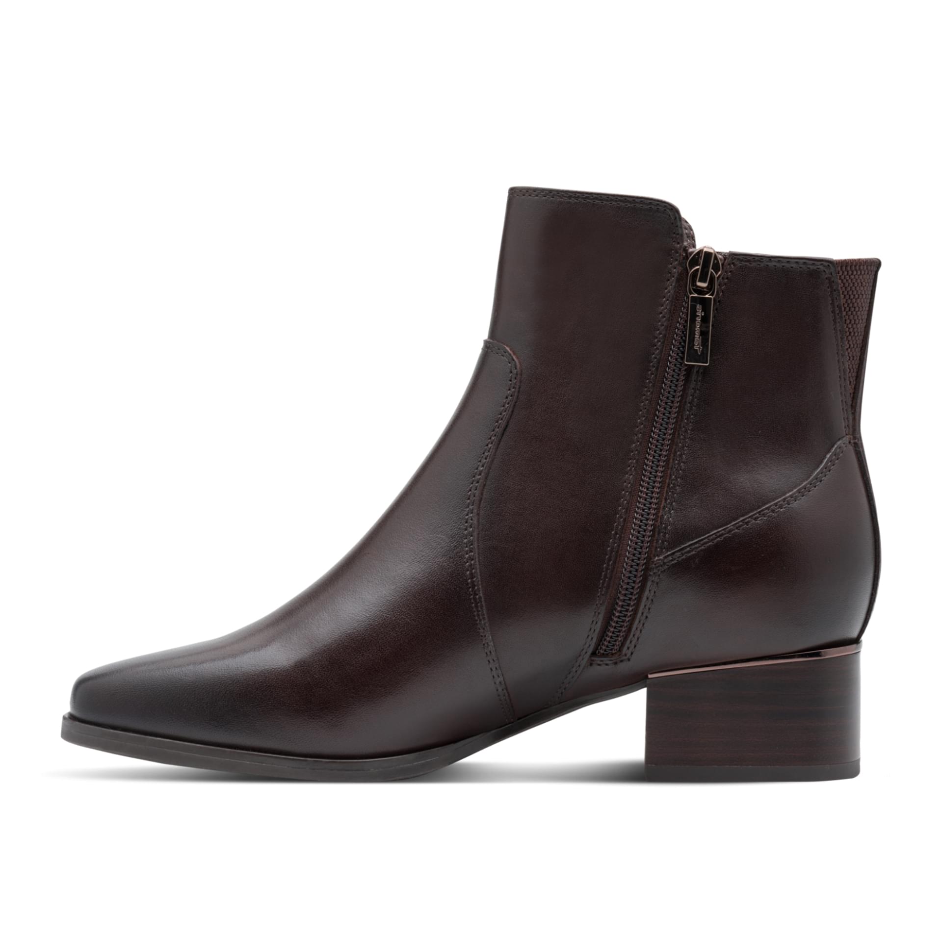 Tamaris Comfort May Bottines in Espresso, côté intérieur (SKU 8-85300-45--301)
