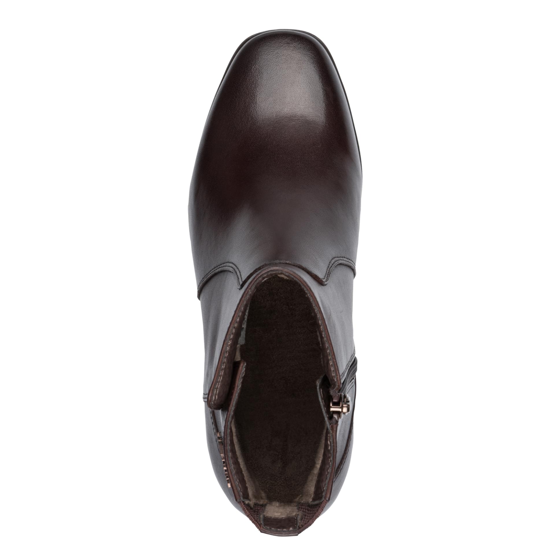 Tamaris Comfort May Bottines in Espresso, vue de dessus (SKU 8-85300-45--301)