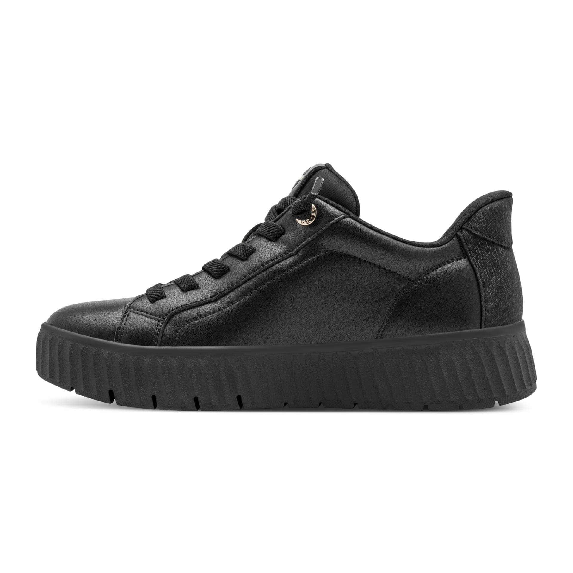 Tamaris Comfort Maya Sneakers in Black, côté intérieur (SKU 8-83720-45--001)
