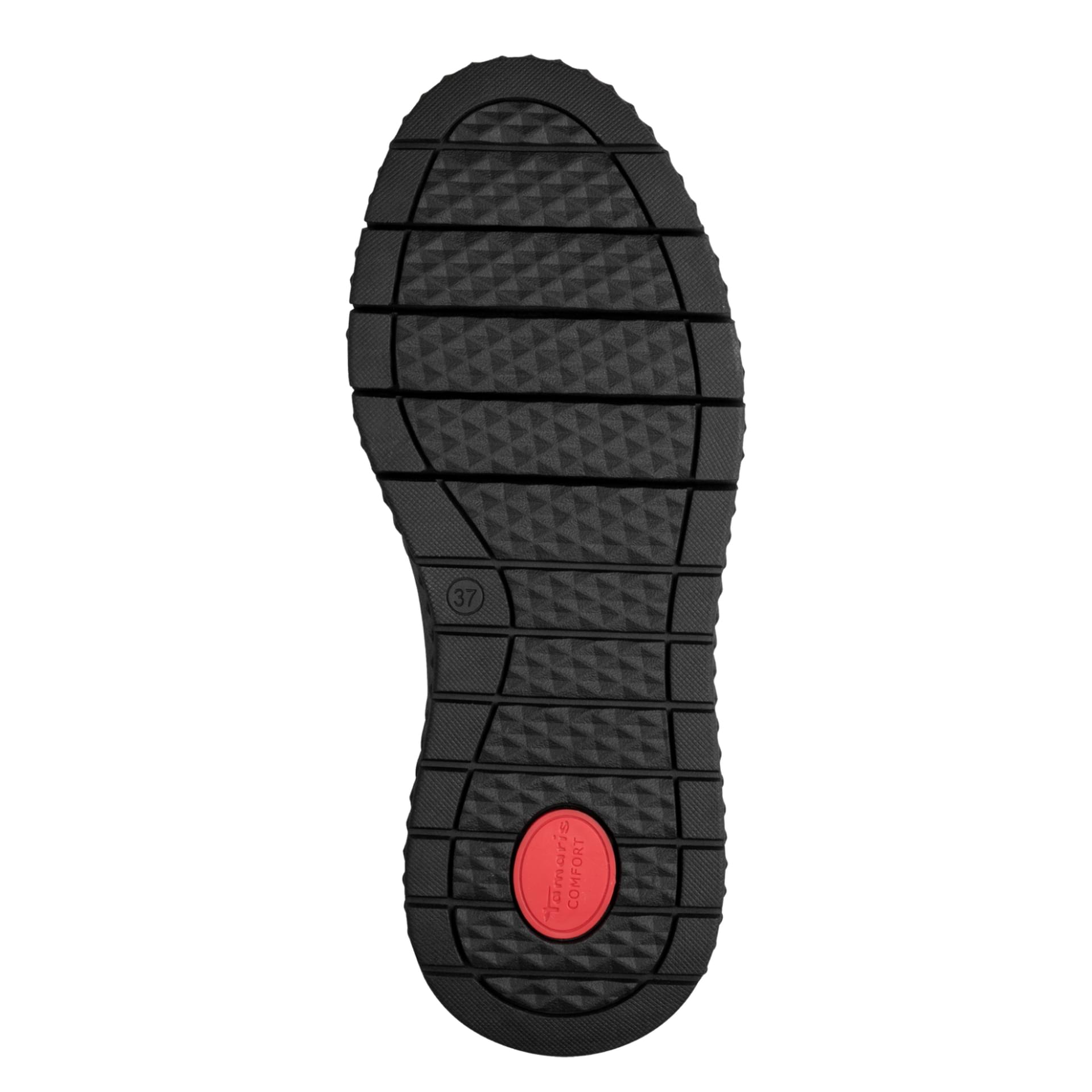 Tamaris Comfort Maya Sneakers in Black Croco, sole (SKU 8-83740-47--091)
