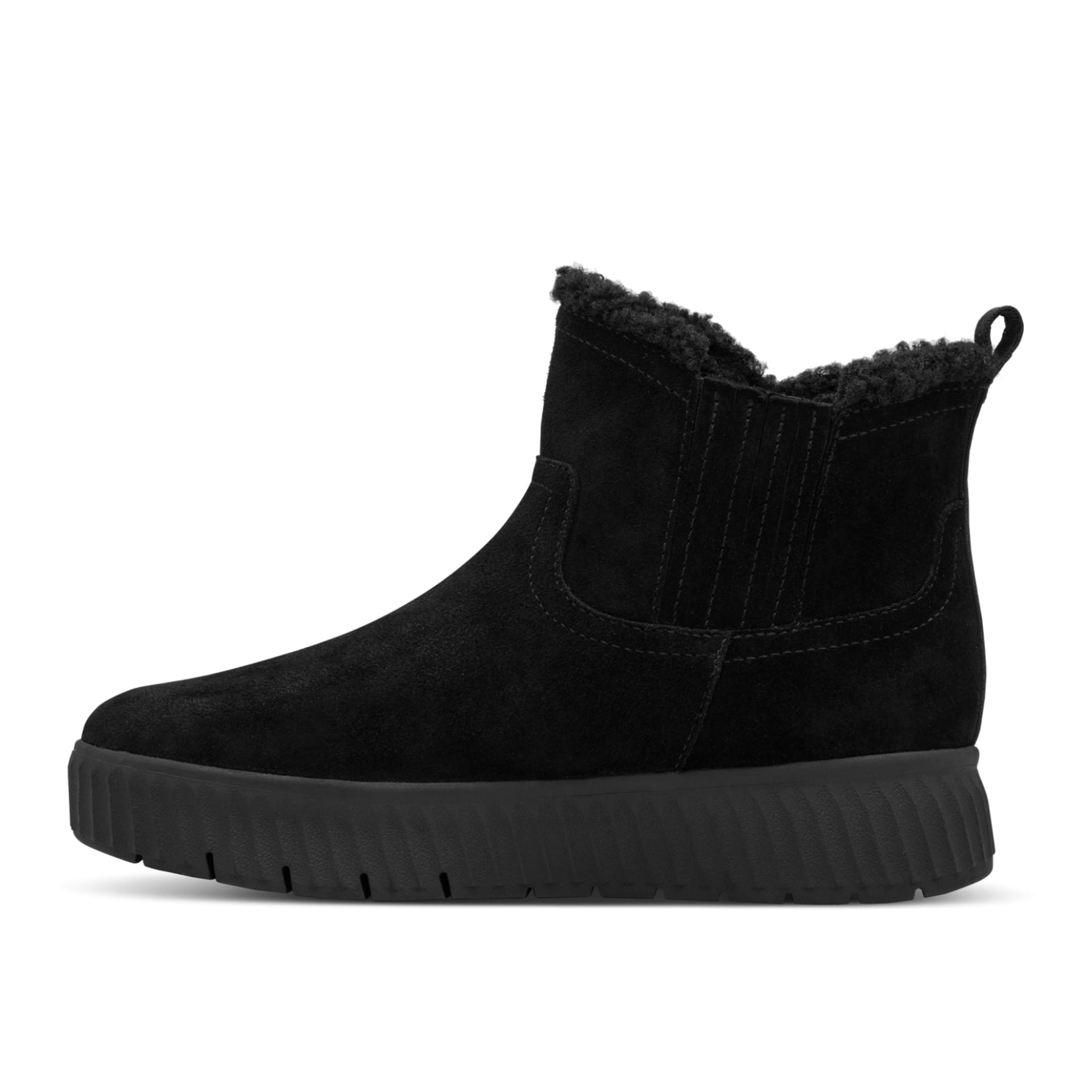 Tamaris Comfort Maya Ankle Boots in Black, inner side (SKU 8-86422-45--001)