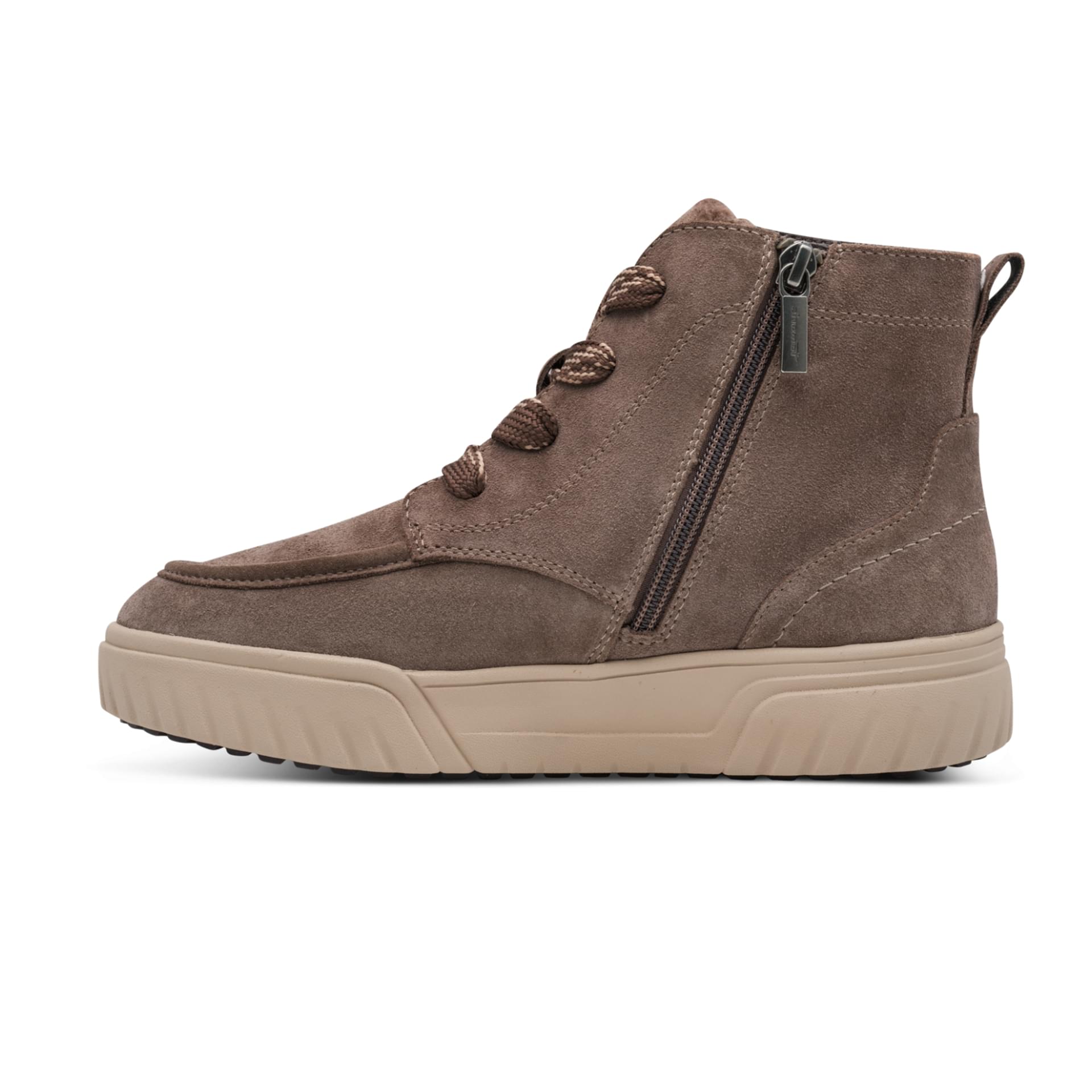 Tamaris Comfort Milly Ankle Boots leather in Mushroom, inner side (SKU 8-86202-47--244)