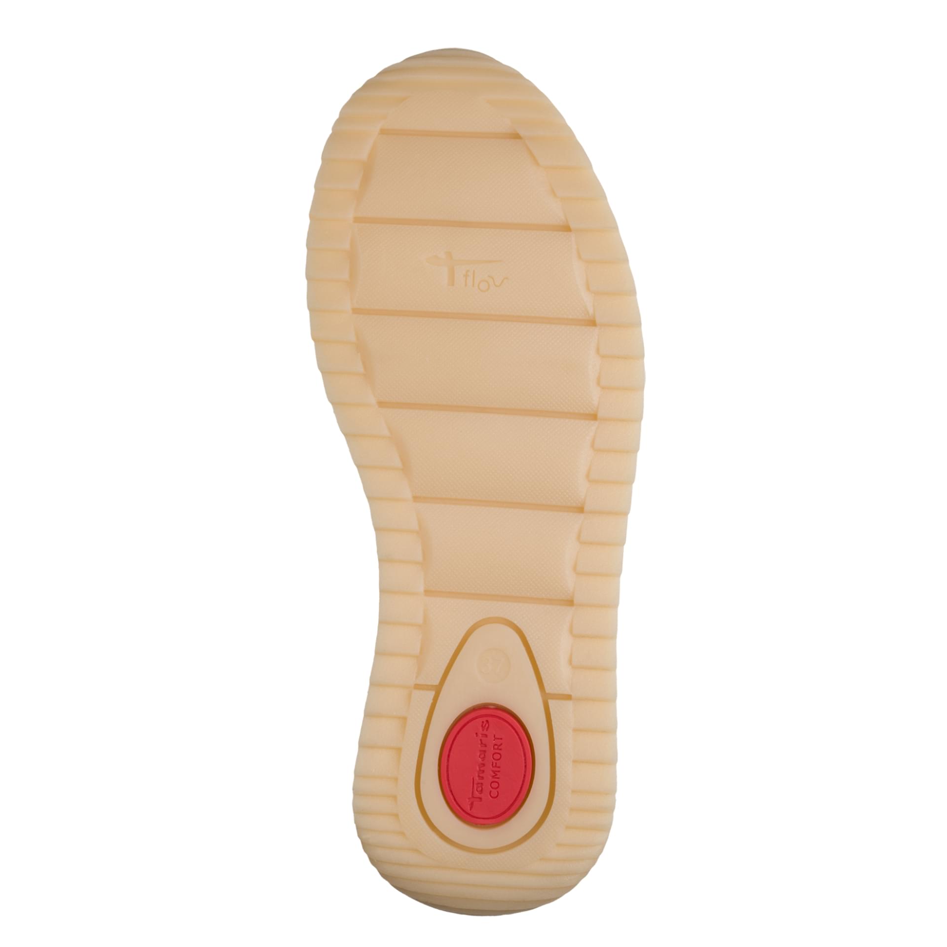 Tamaris Comfort Mona Sneakers in White/Gold, zool (SKU 8-83735-46--196)