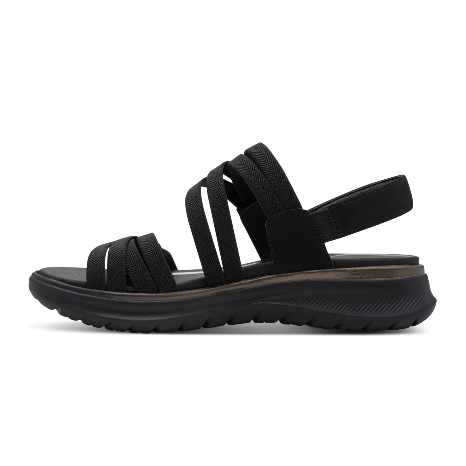 Tamaris Comfort Polly Sandalen in Black, binnenzijde (SKU 8-88734-46--001)