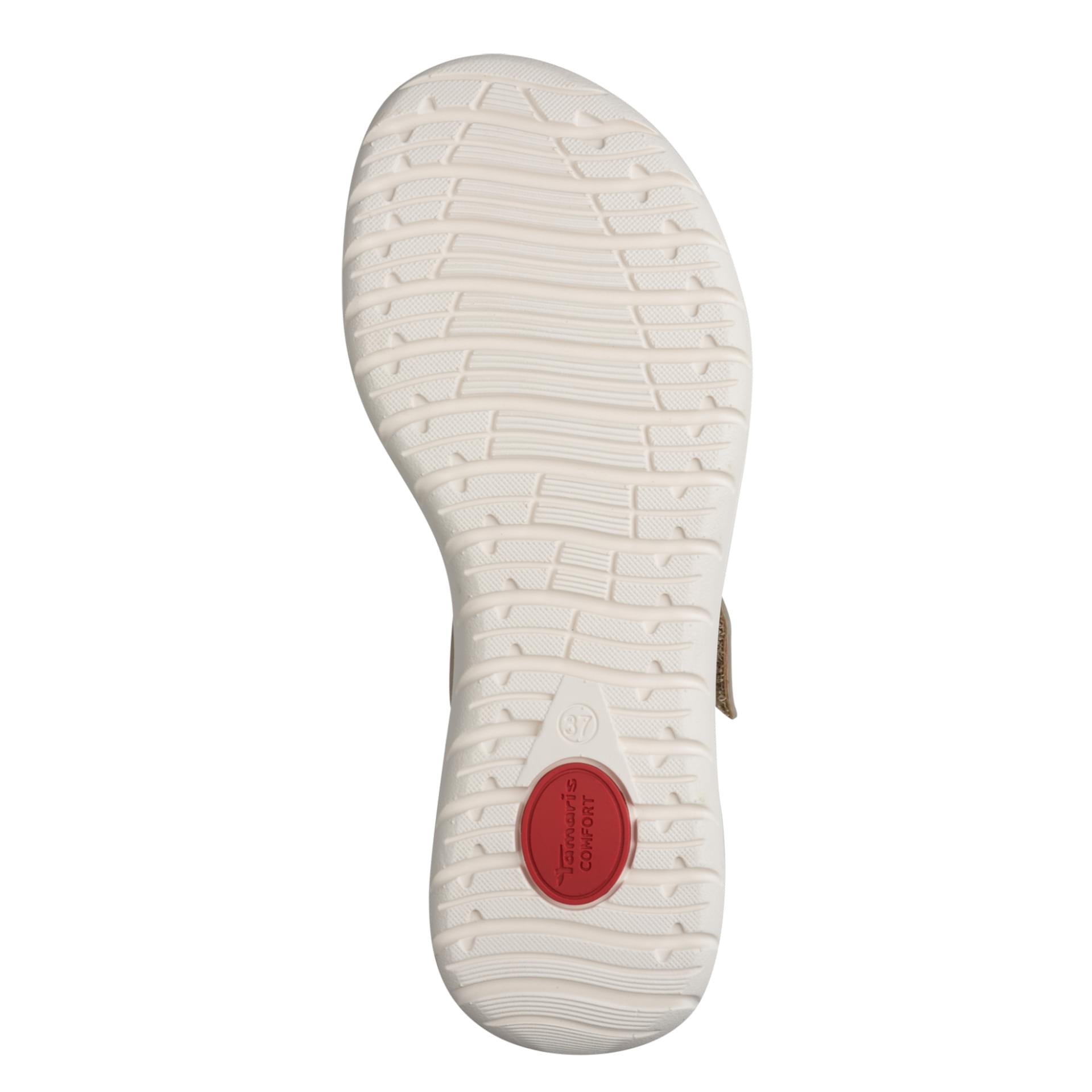 Tamaris Comfort Polly Sandalen in Beige/Gold, zool (SKU 8-88734-46--499)