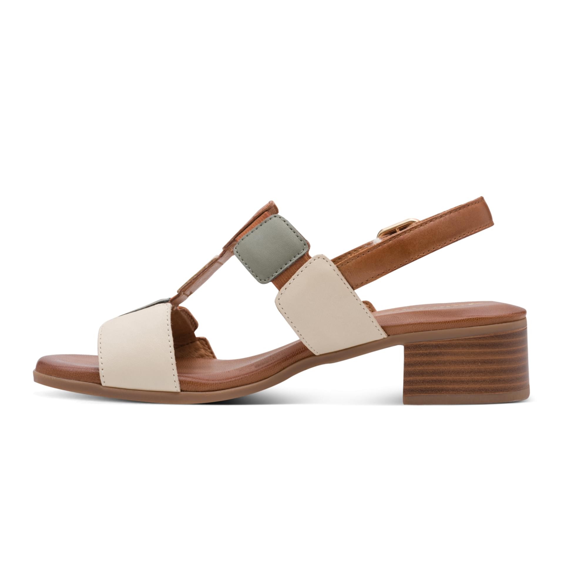 Tamaris Comfort Rosalie Sandals in Sage Comb, inner side (SKU 8-88203-42--798)