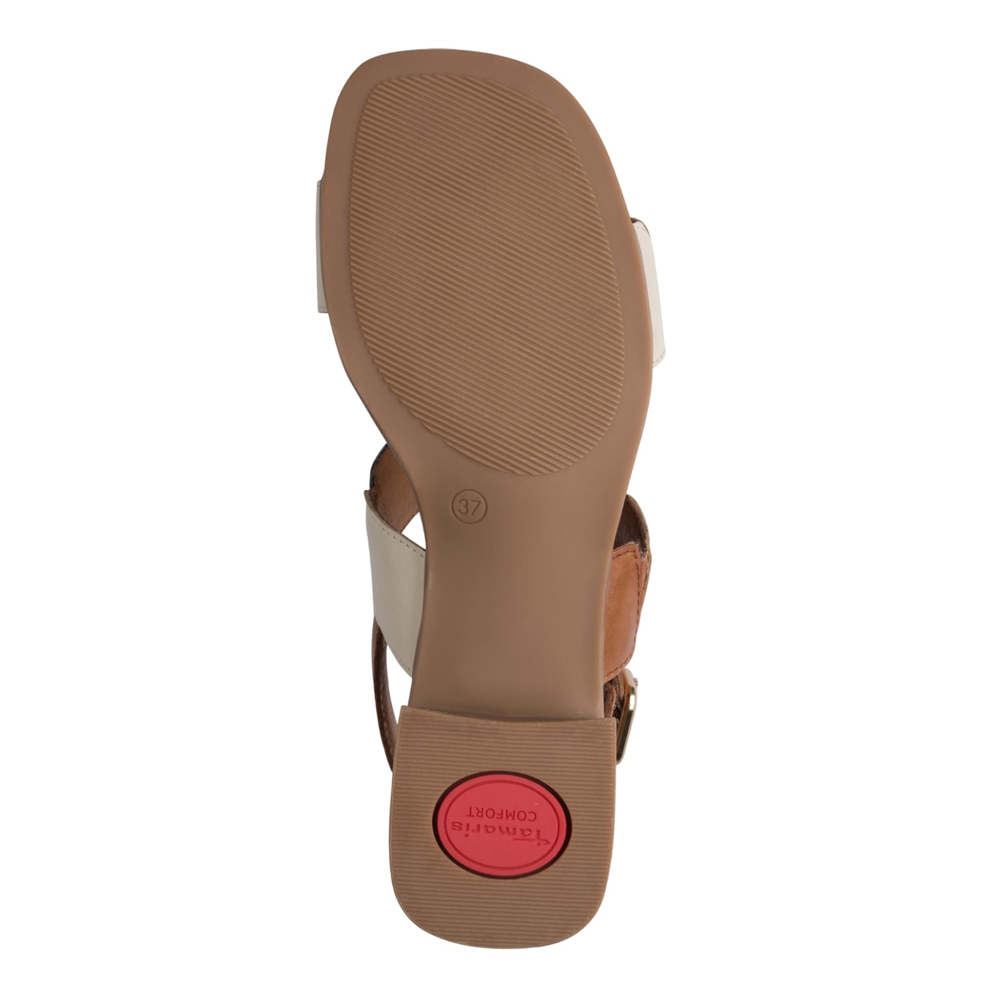 Tamaris Comfort Rosalie Sandals in Sage Comb, sole (SKU 8-88203-42--798)