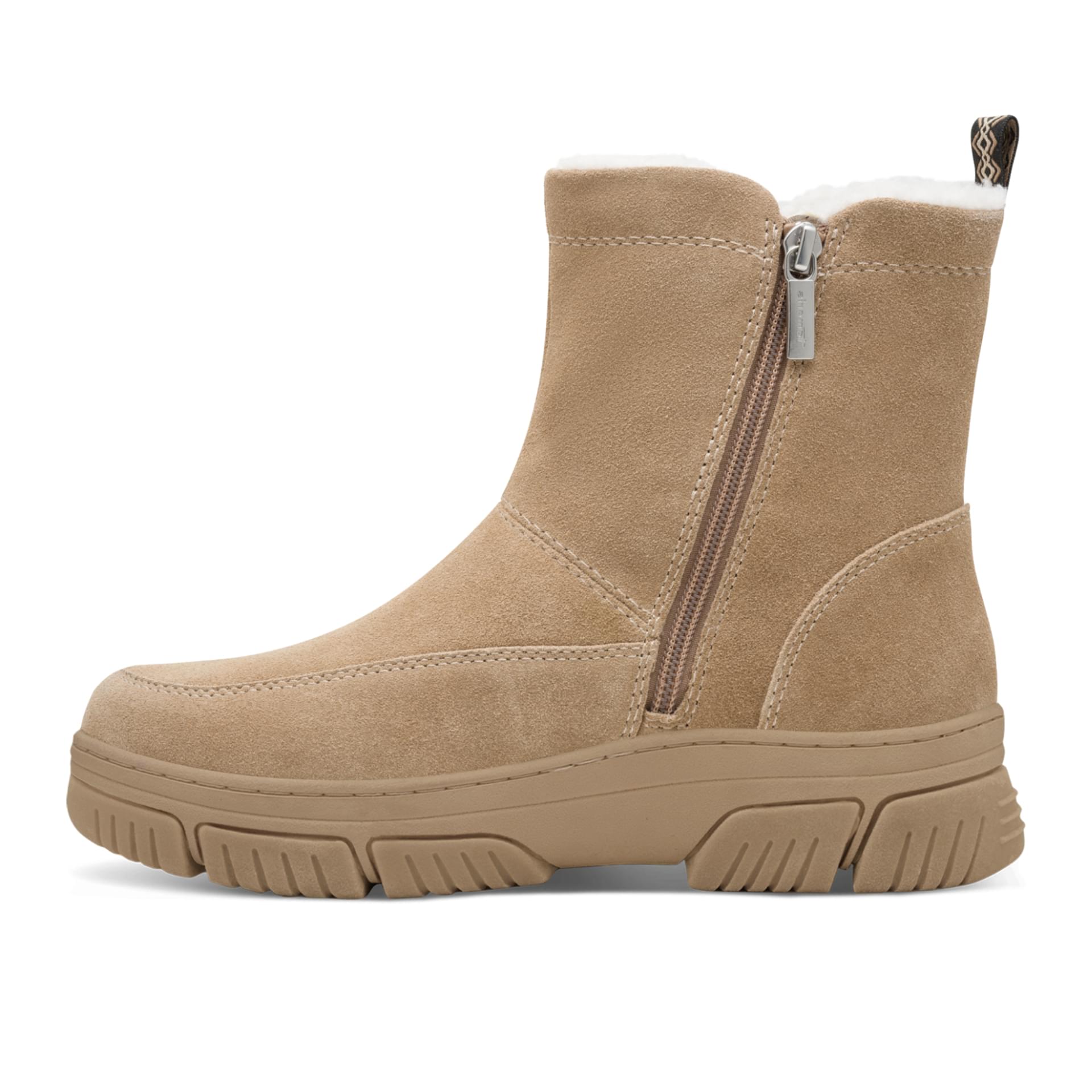 Tamaris Comfort Solara Bottines in Camel, côté intérieur (SKU 8-86418-45--310)