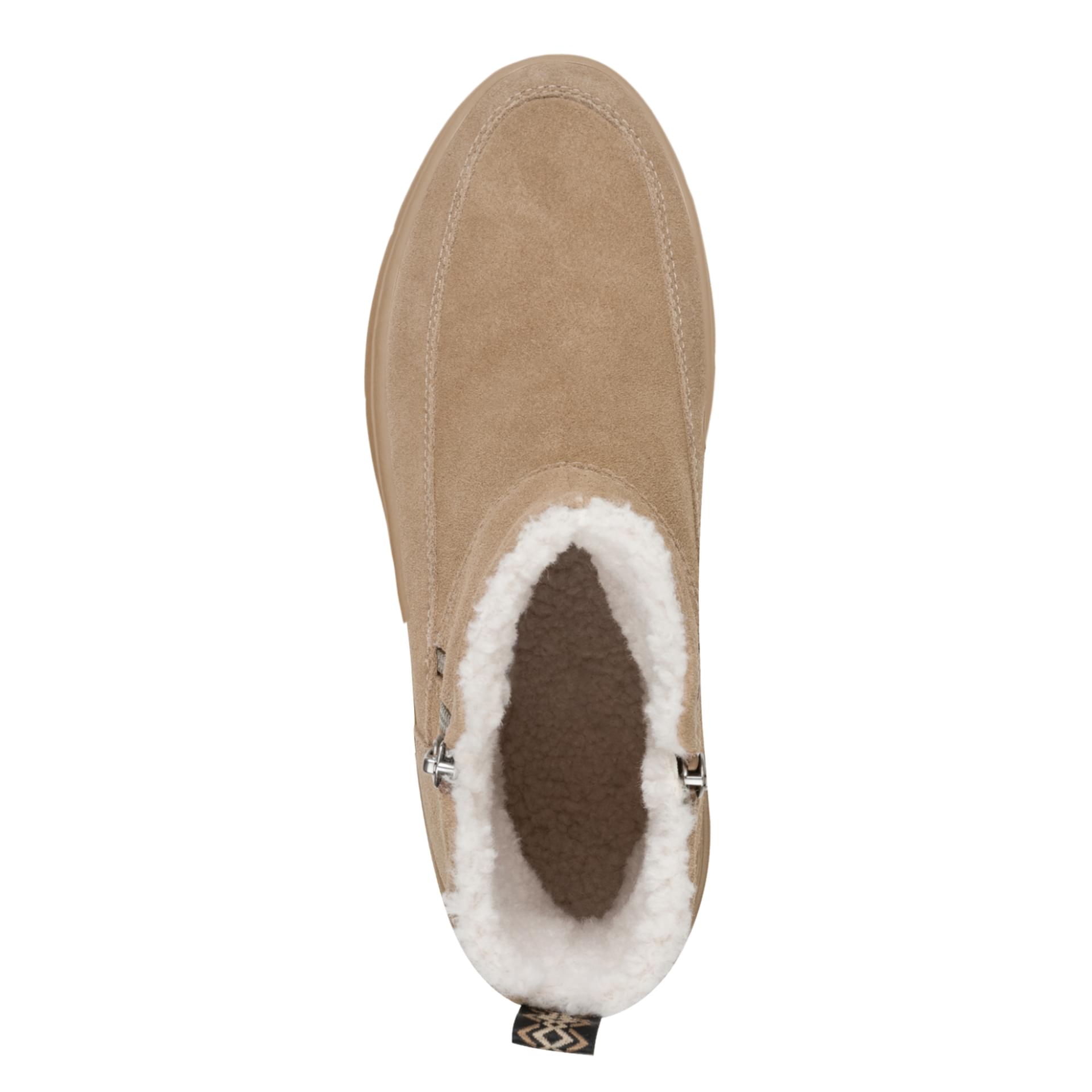 Tamaris Comfort Solara Bottines in Camel, vue de dessus (SKU 8-86418-45--310)