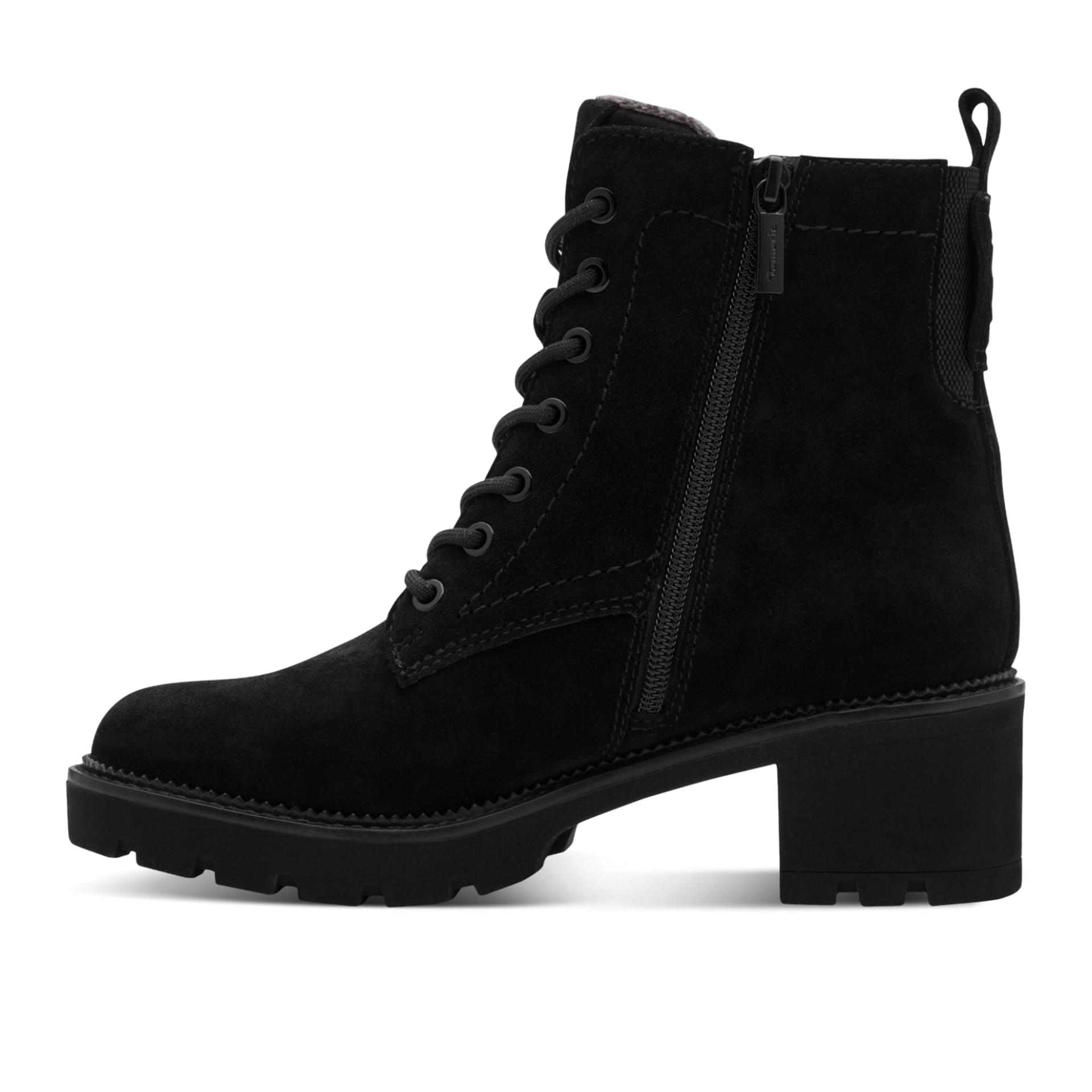 Tamaris Comfort Sophia Bottines in Black, côté intérieur (SKU 8-85101-45--001)