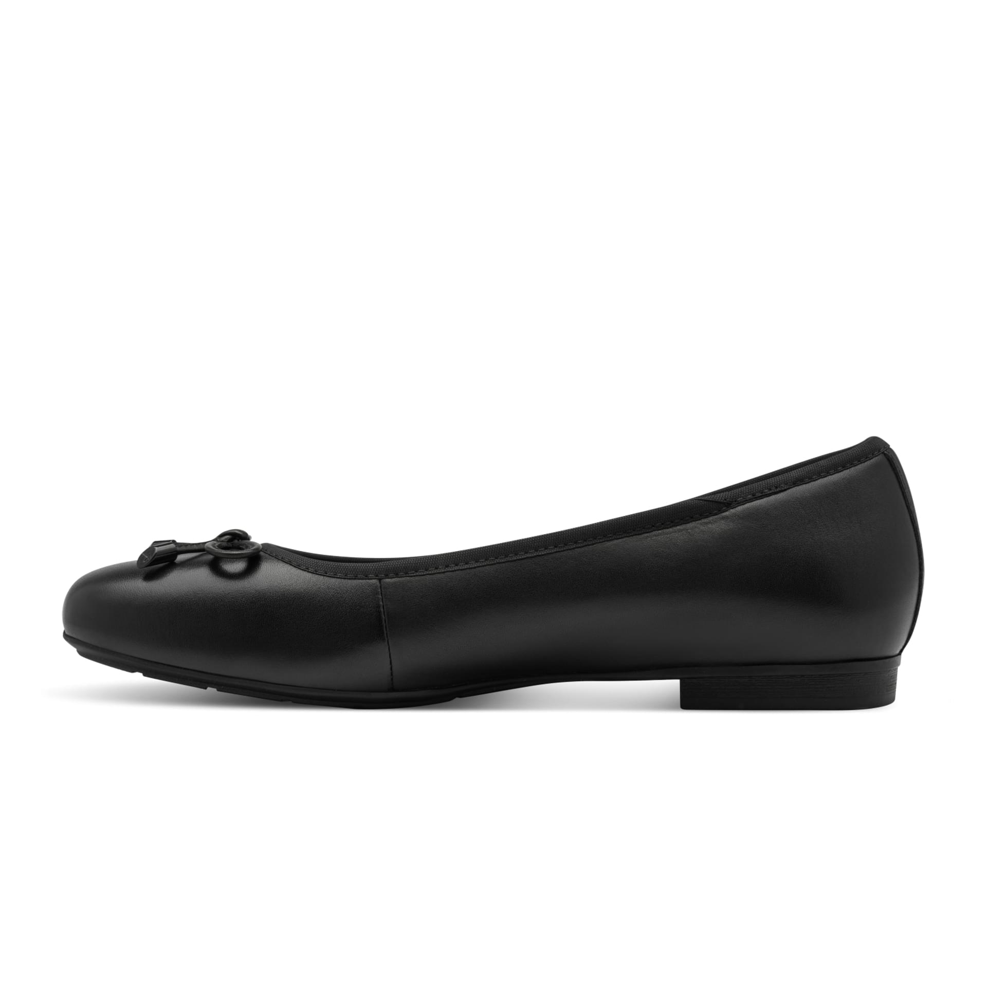 Tamaris Comfort Tali Ballerines in Black, côté intérieur (SKU 8-82102-42--001)