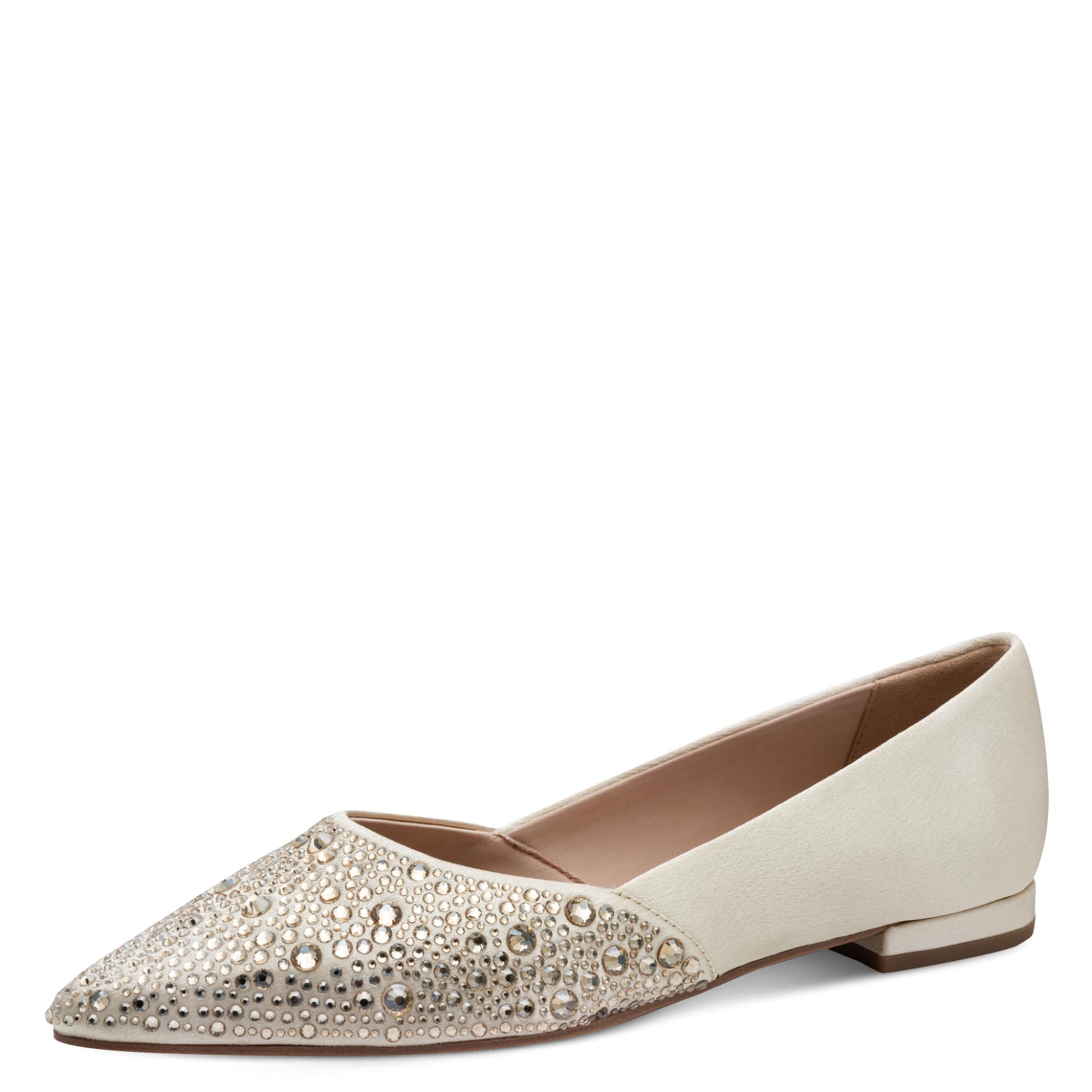 Tamaris Abril Ballerina's 1-22156-46 in Pearl