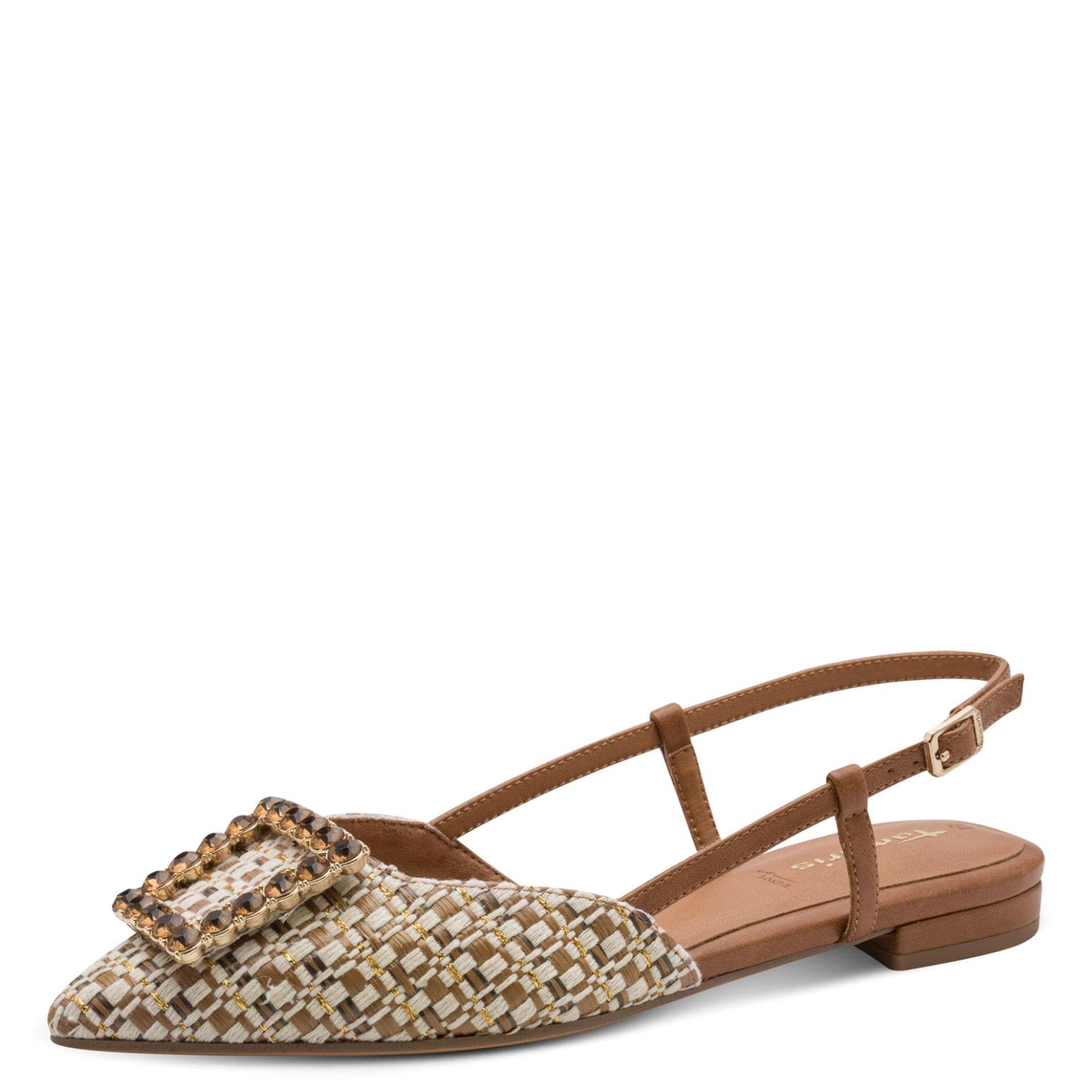 Tamaris Abril Heels 1-29403-42 in Nature Comb