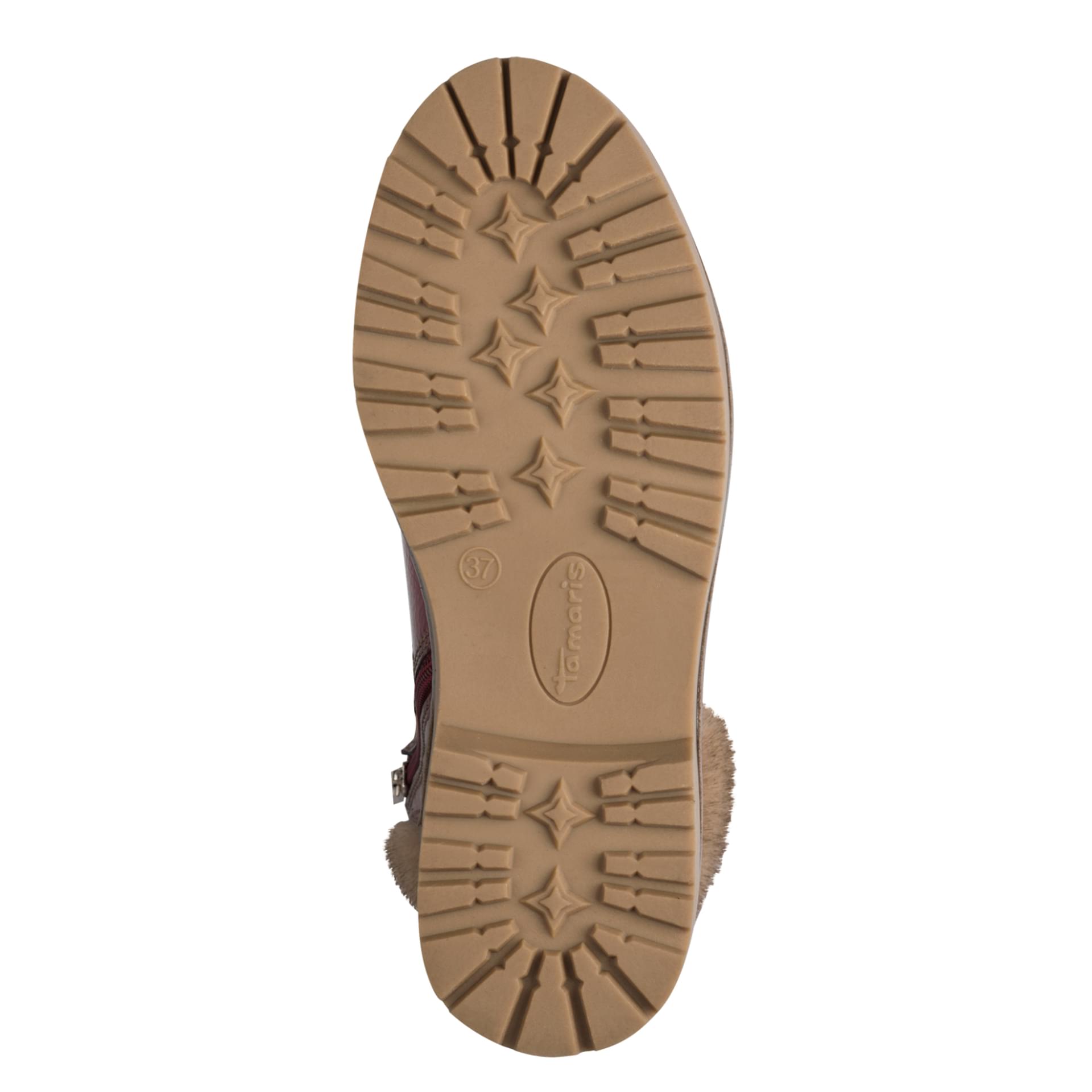 Tamaris Adalena Ankle Boots 1-26264-43 in Red Patent