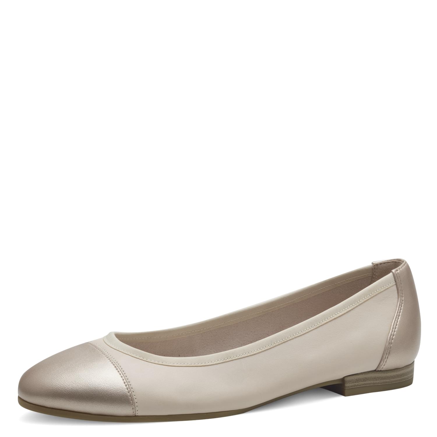 Tamaris Alena Ballerines 1-22124-42 in Ivory Comb