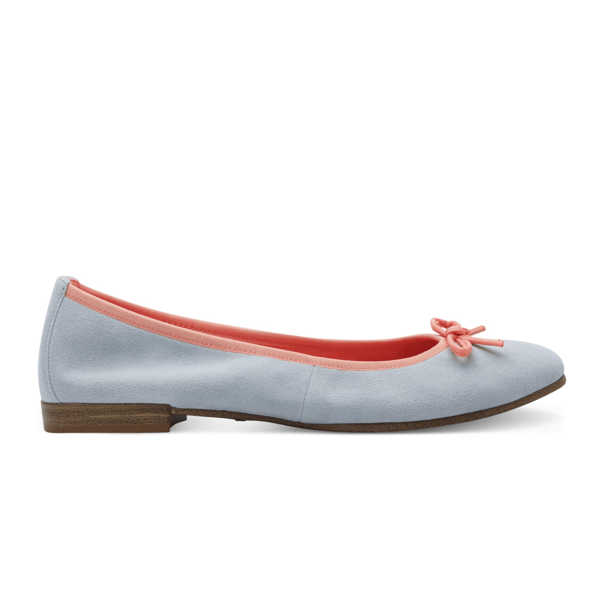 Tamaris Alena Ballerinas 1-22166-44 in Lt. Blue Comb
