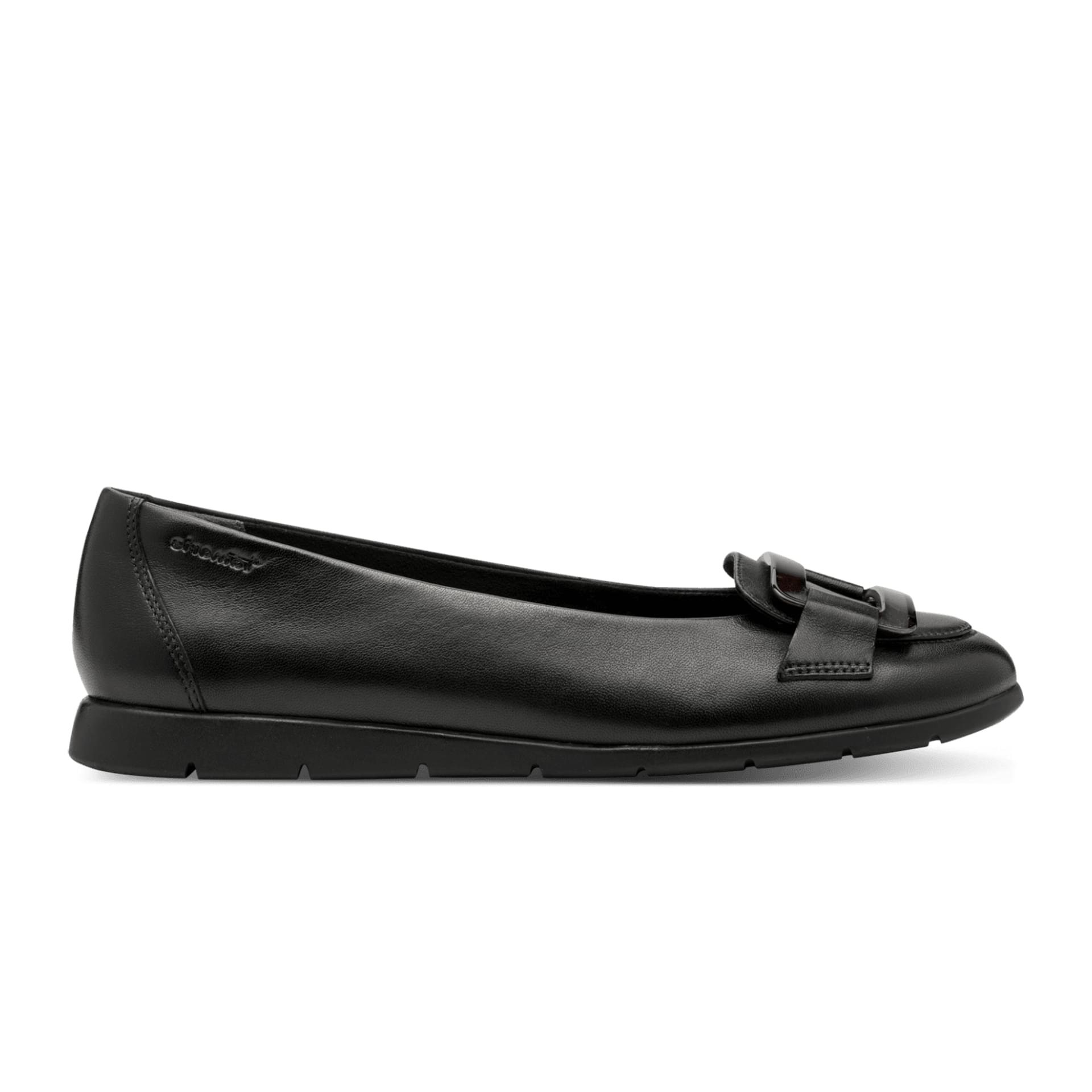 Tamaris Alena Ballerinas 1-22170-45 in Black Leather