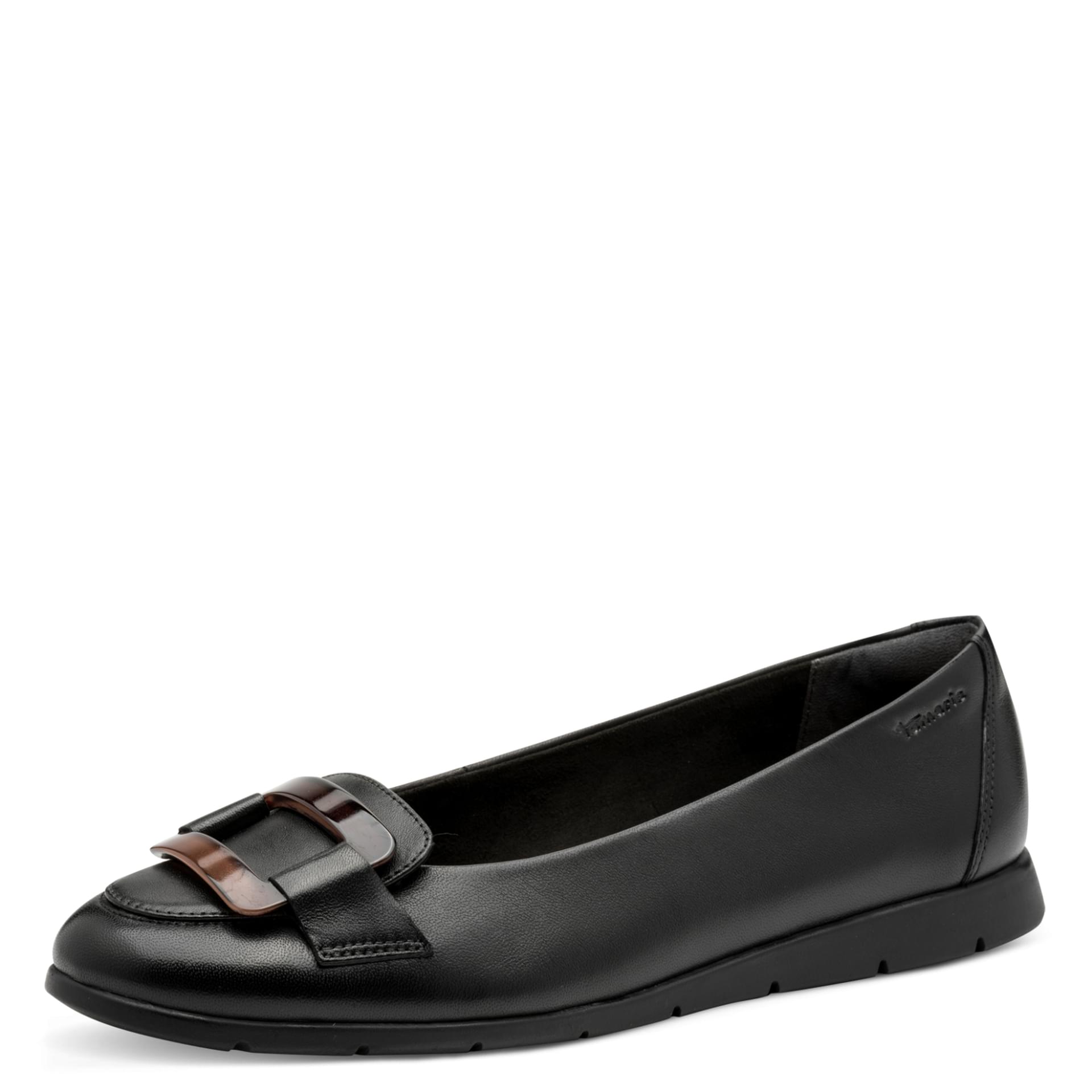 Tamaris Alena Ballerinas 1-22170-45 in Black Leather