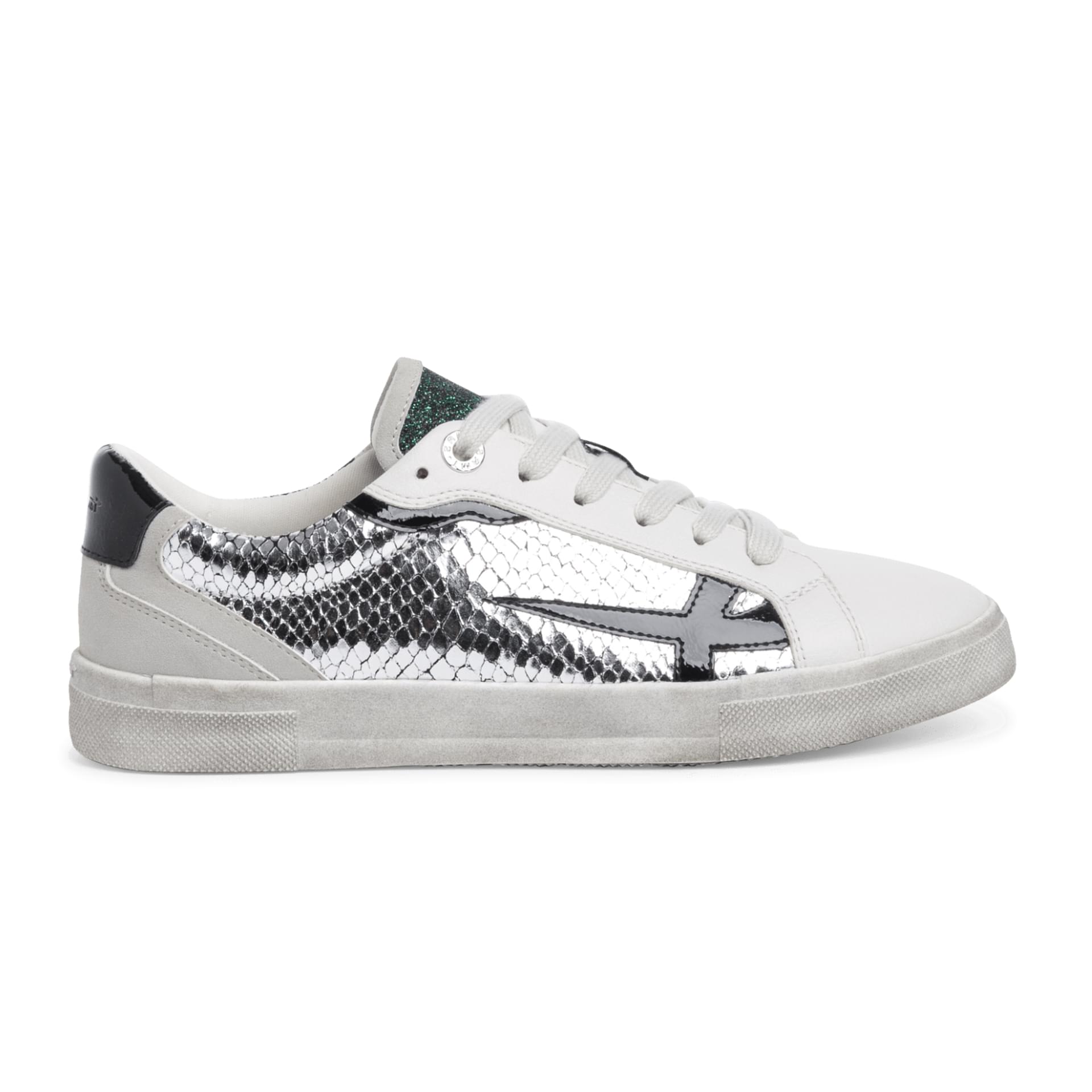 Tamaris Alexia Sneakers 1-1-23607-29 in Silver Comb