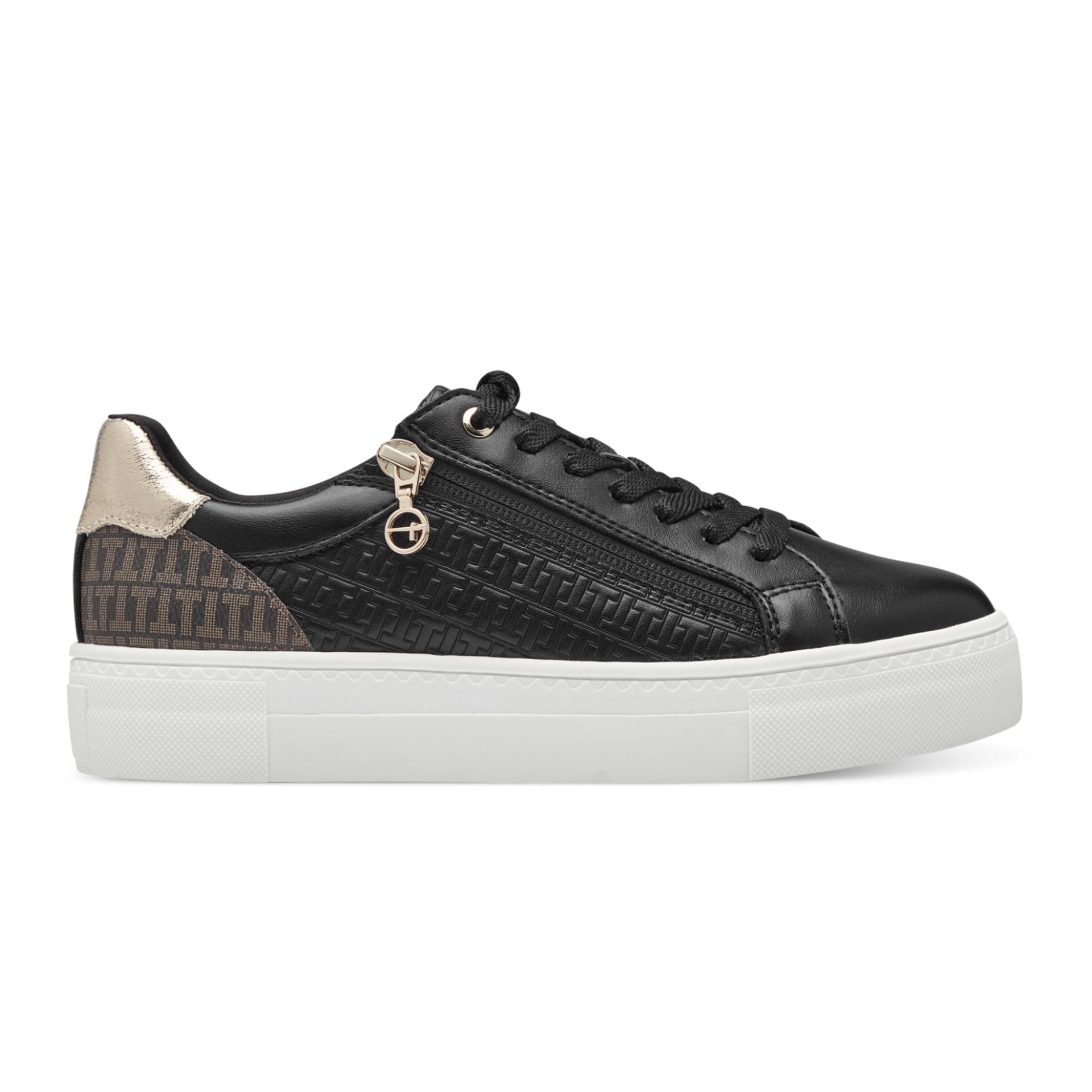 Tamaris Alexia Sneakers 1-23313-41 in Black/Gold