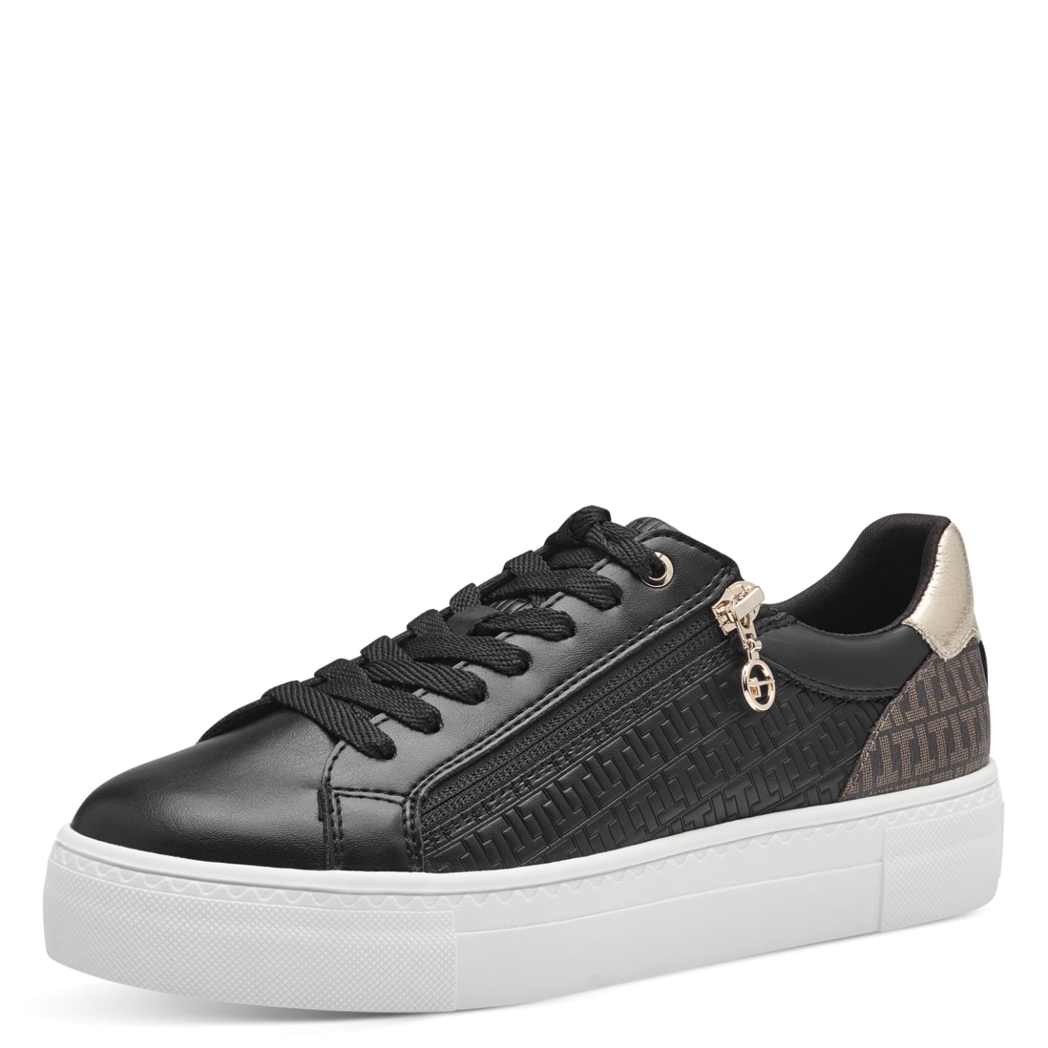 Tamaris Alexia Sneakers 1-23313-41 in Black/Gold