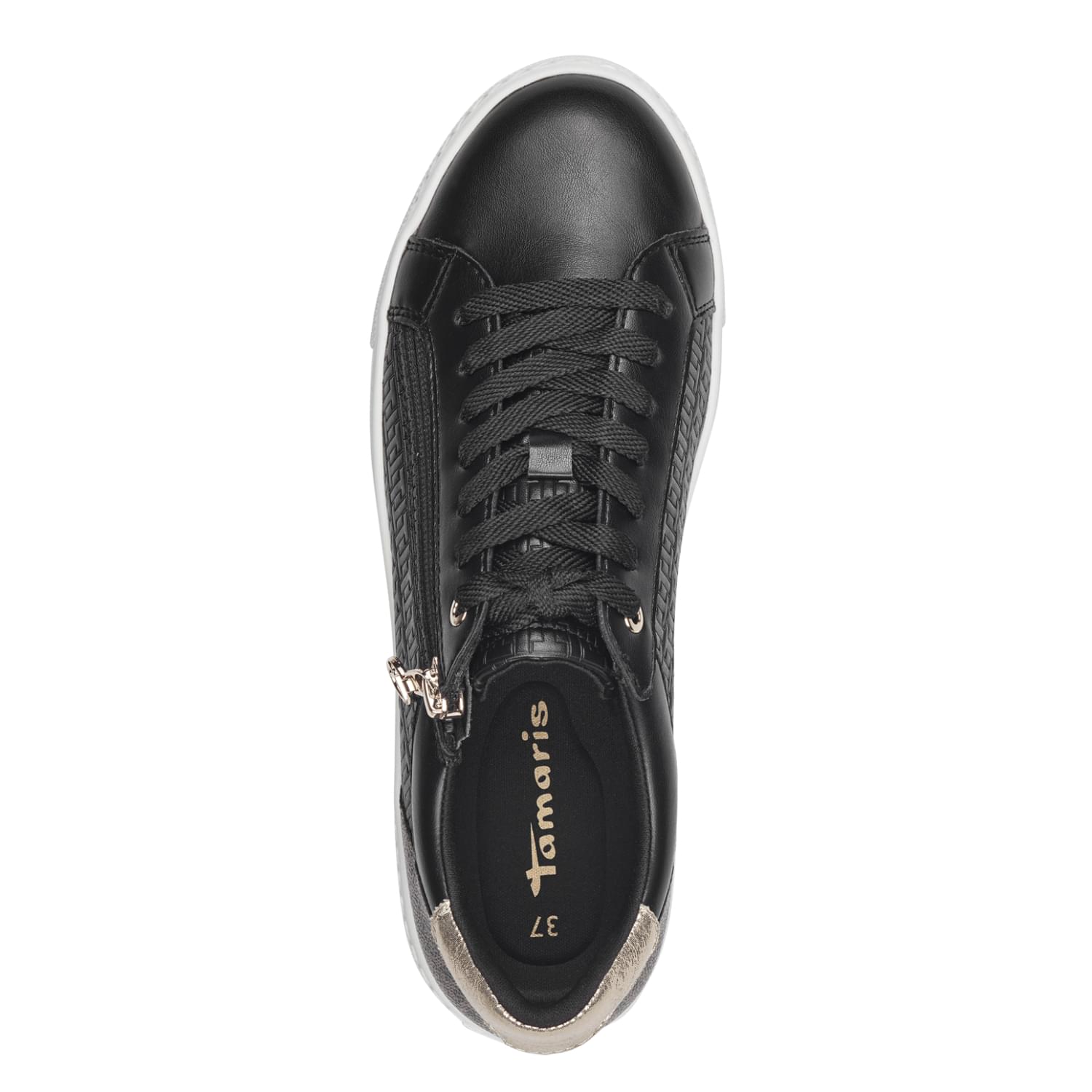 Tamaris Alexia Sneakers 1-23313-41 in Black/Gold