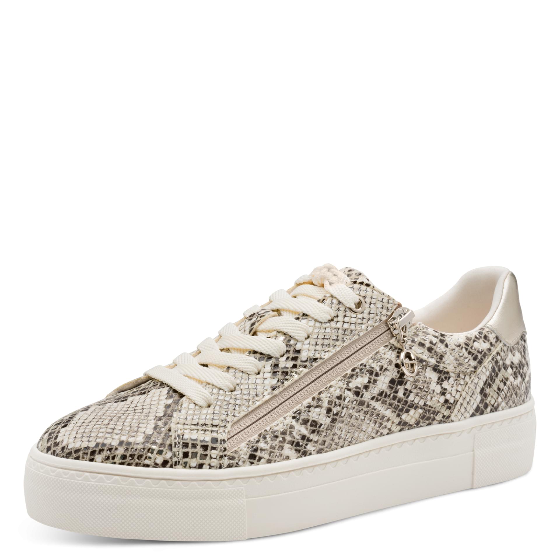 Tamaris Alexia Sneakers 1-23314-46 in Beige Snake