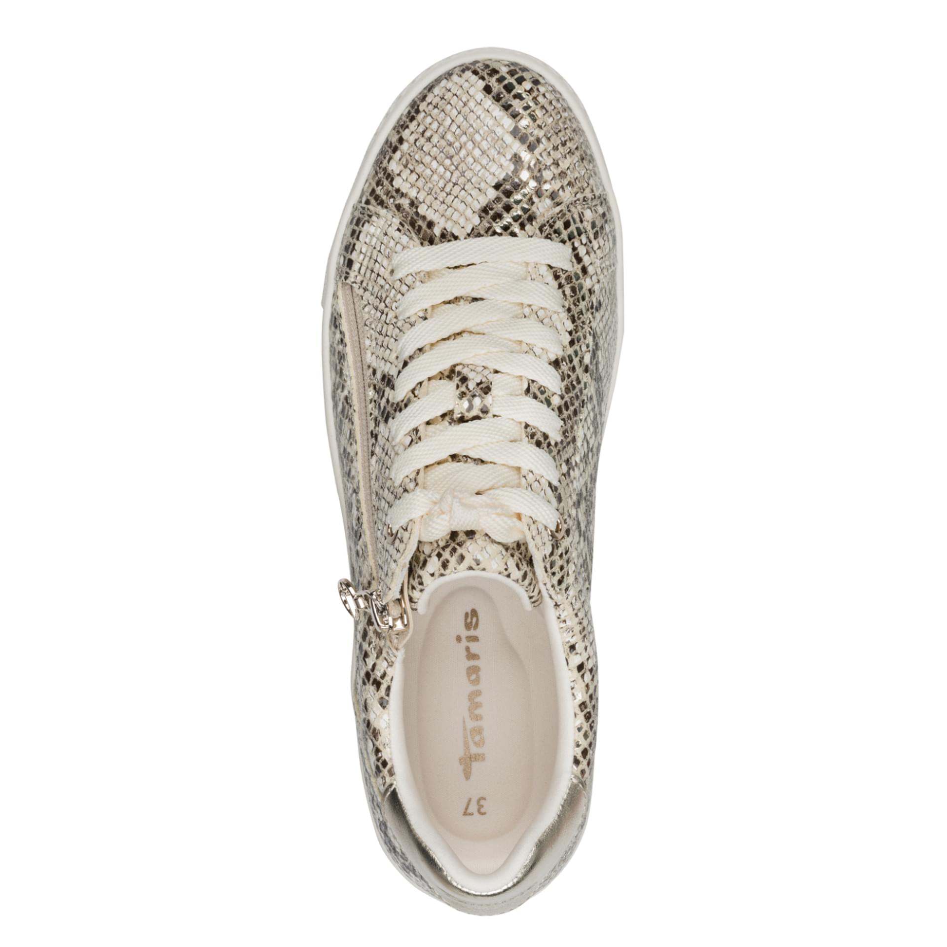 Tamaris Alexia Sneakers 1-23314-46 in Beige Snake