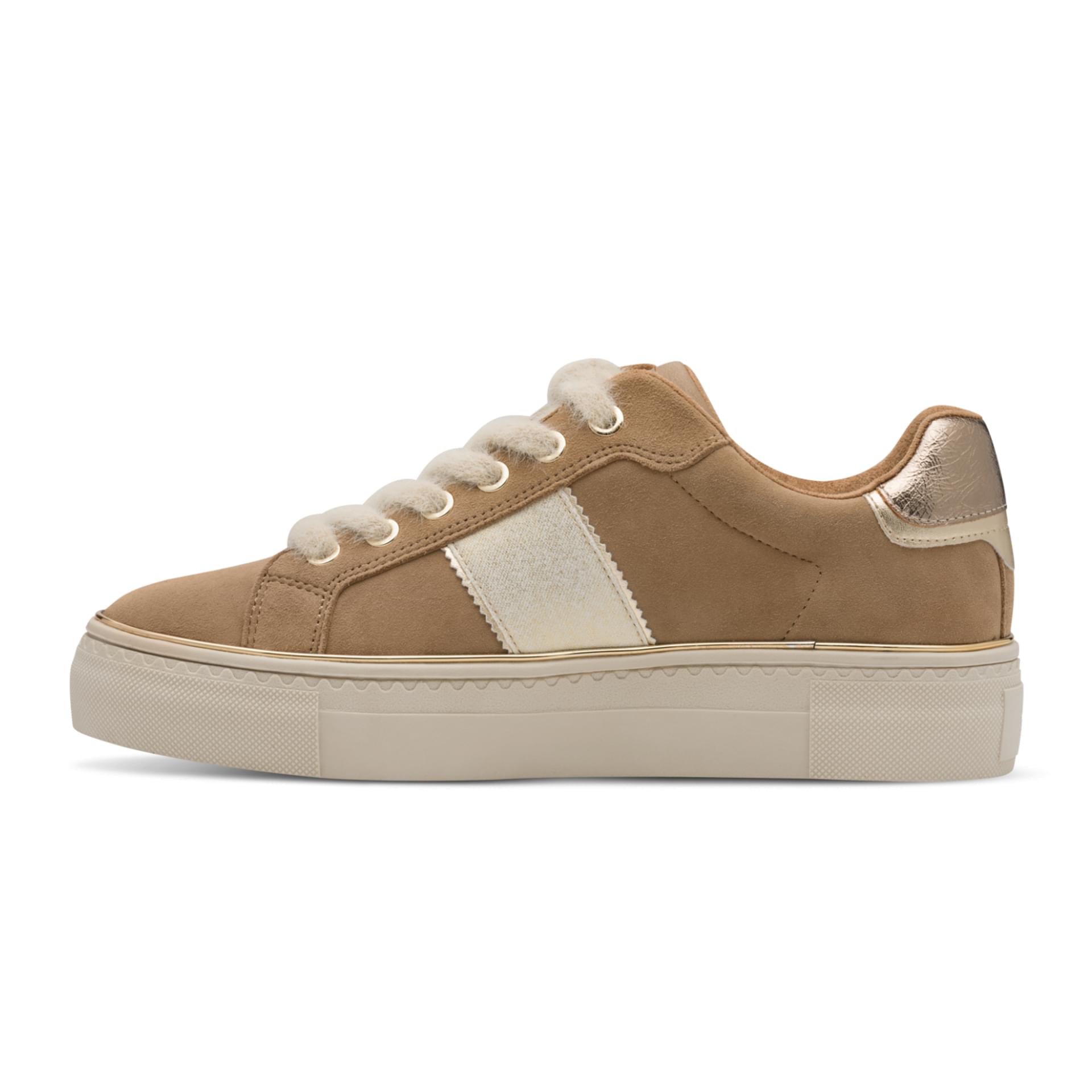 Tamaris Alexia Sneakers 1-23724-42 in Camel Suede