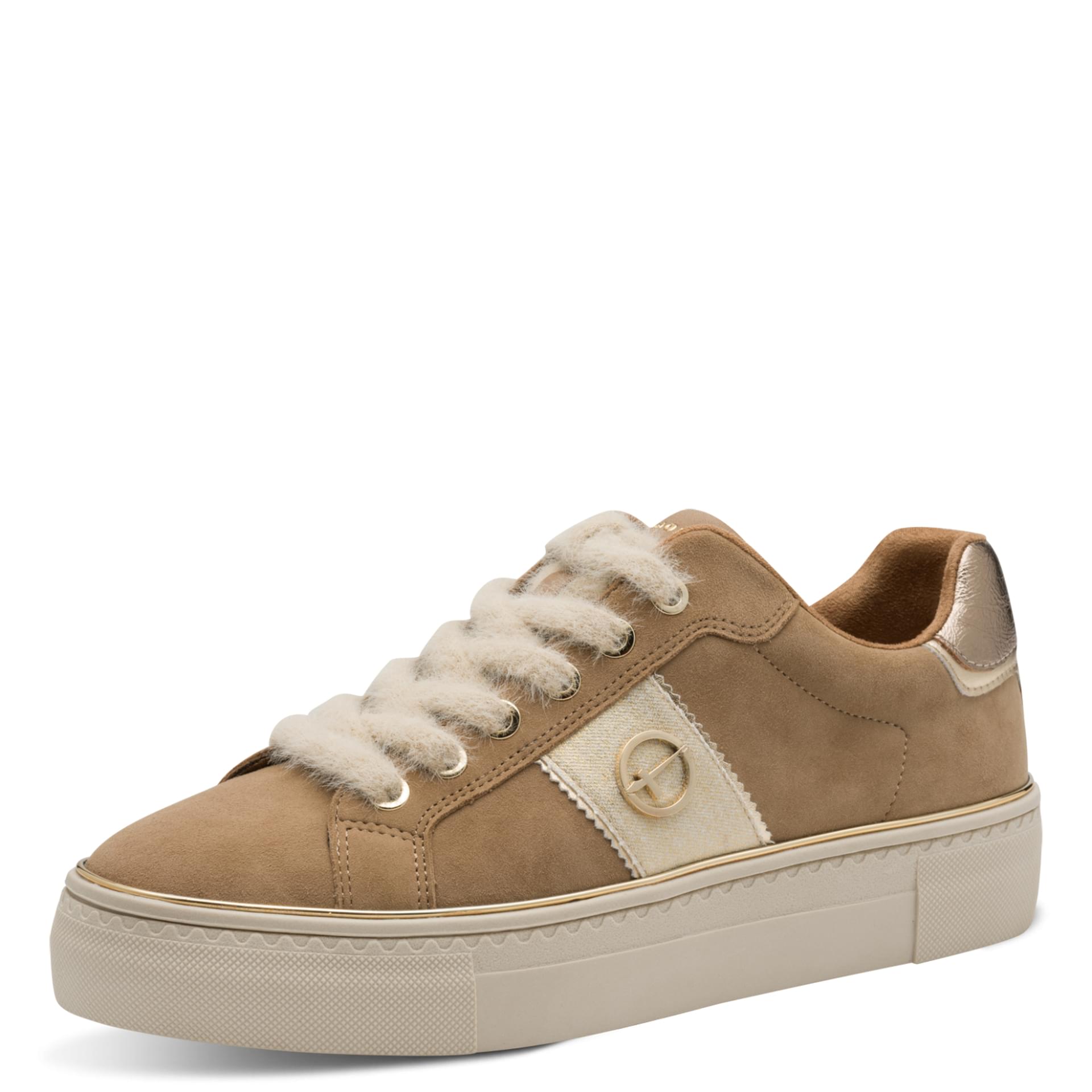 Tamaris Alexia Sneakers 1-23724-42 in Camel Suede
