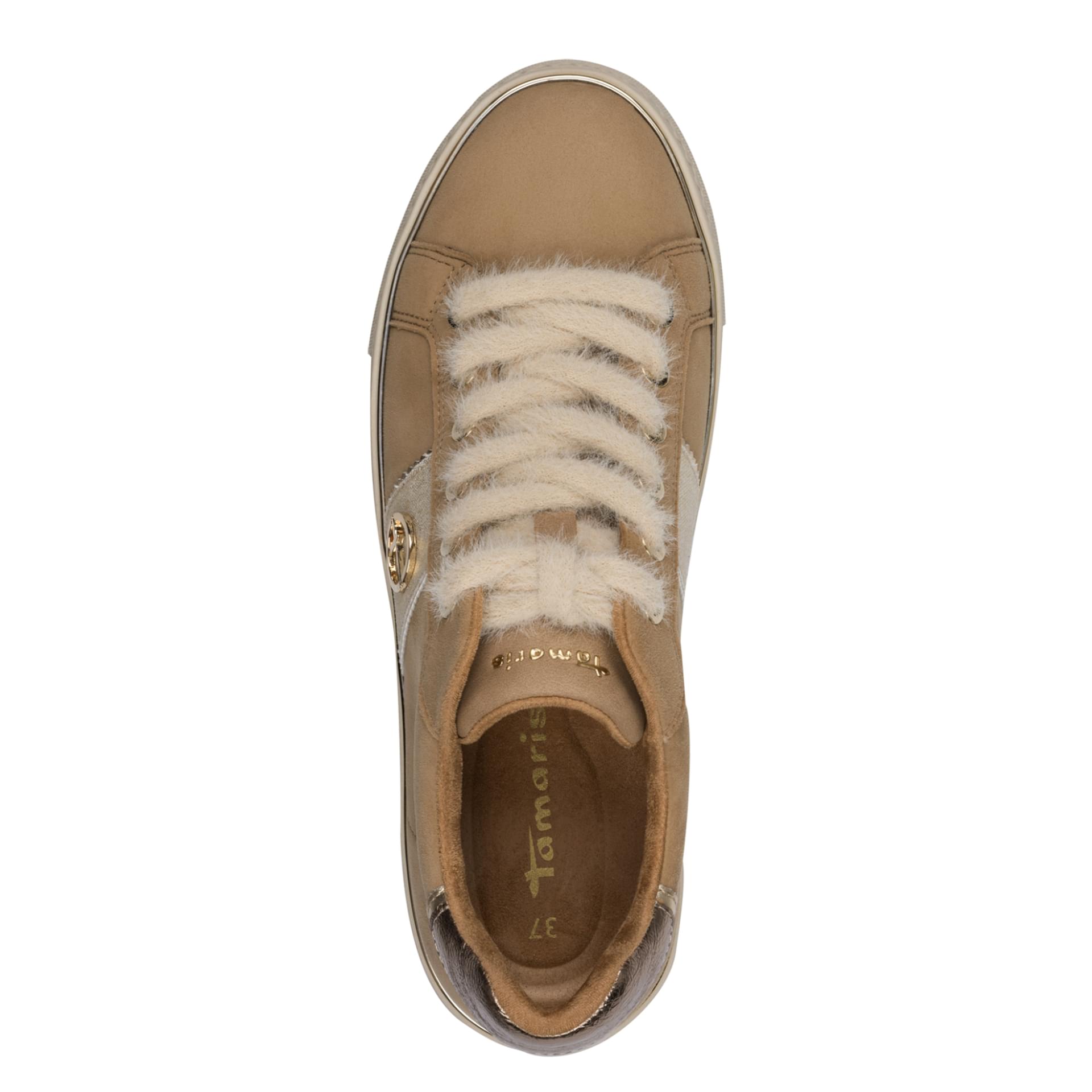 Tamaris Alexia Sneakers 1-23724-42 in Camel Suede