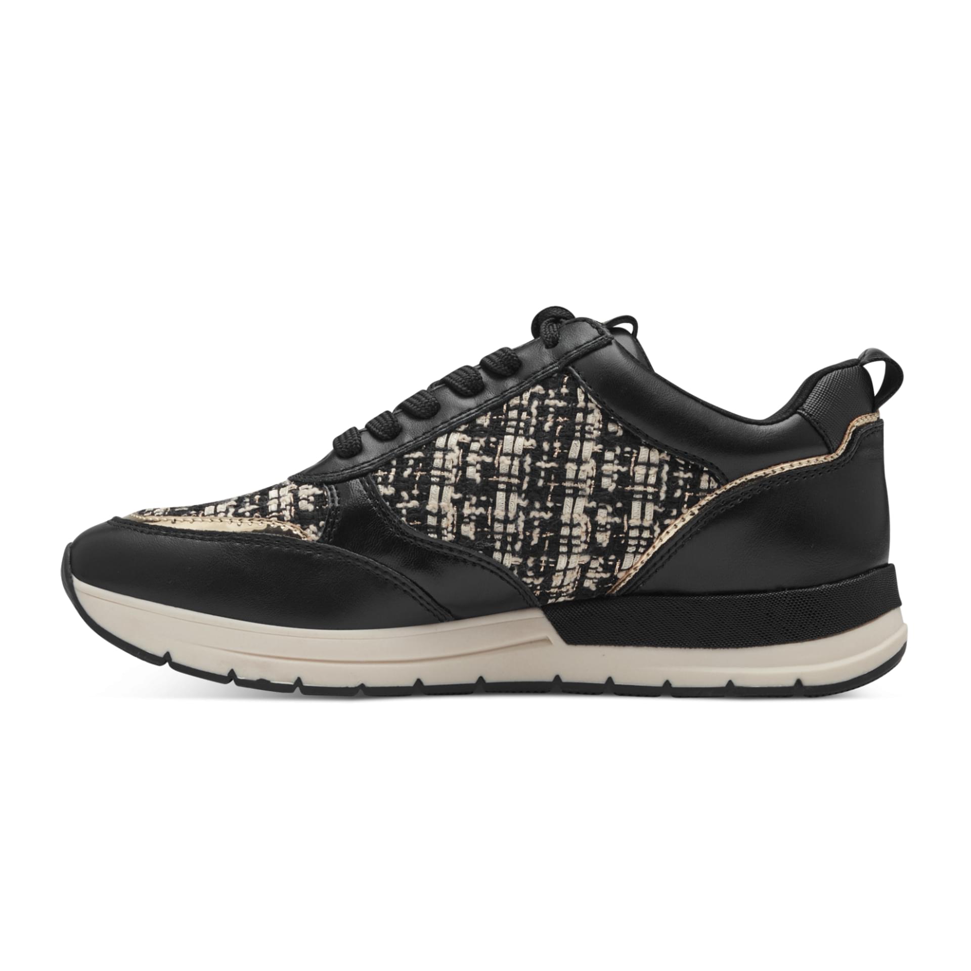 Tamaris Almina Sneakers 1-23732-41 in Black Struct.