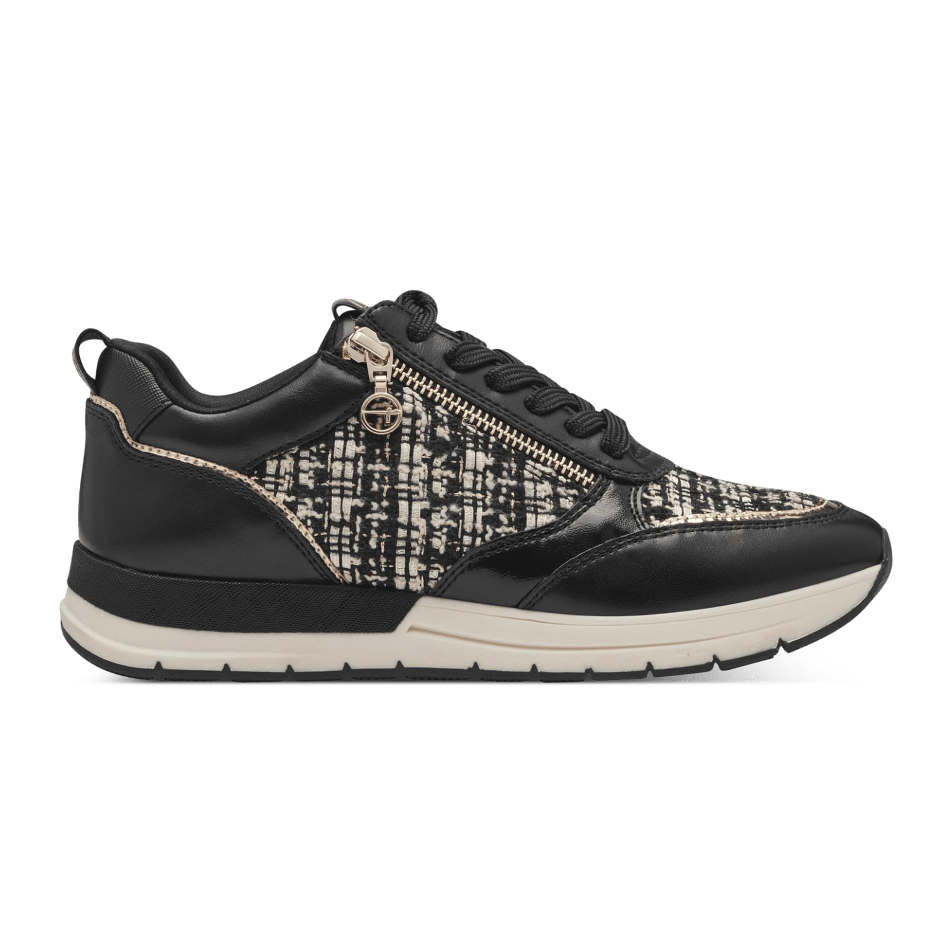 Tamaris Almina Sneakers 1-23732-41 in Black Struct.