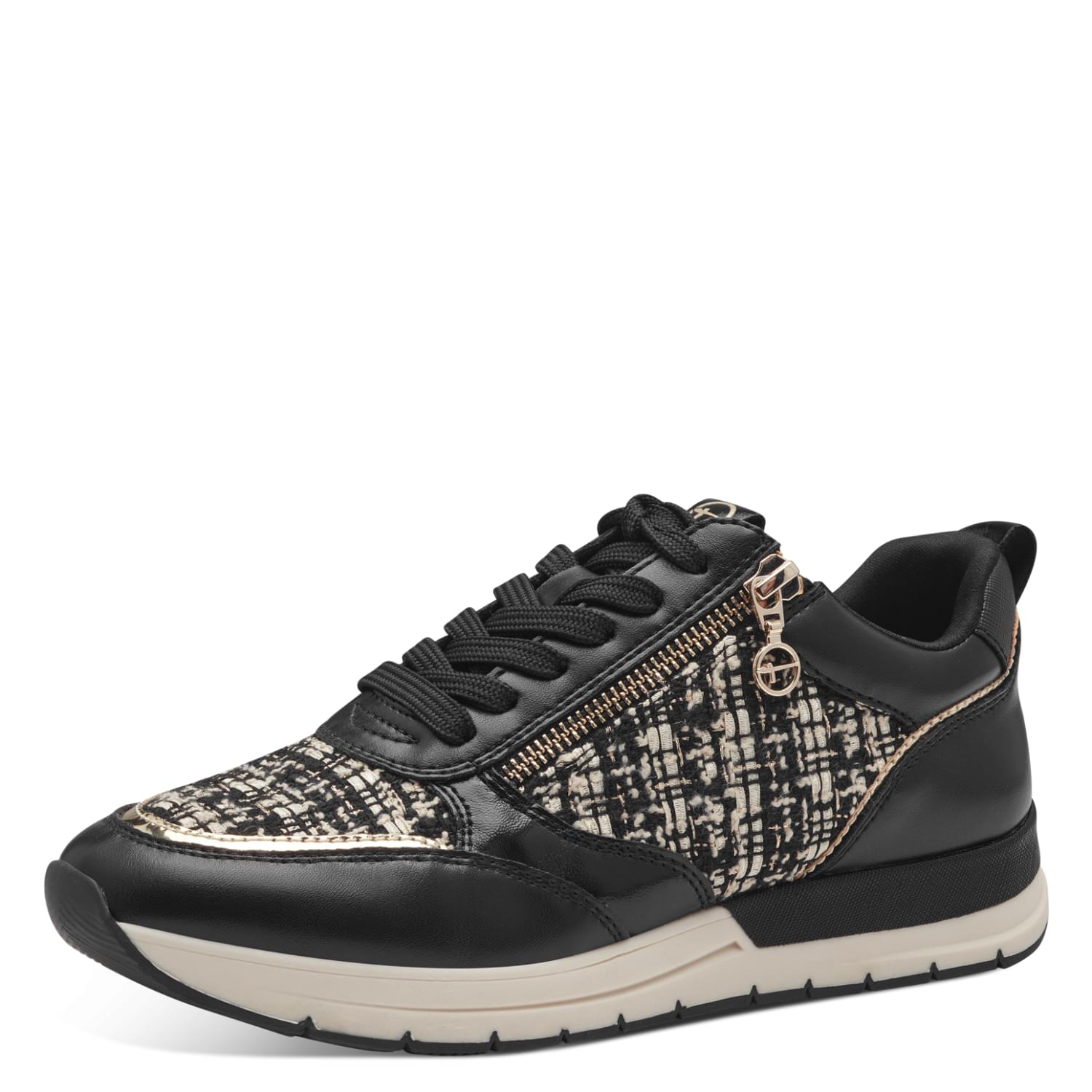 Tamaris Almina Sneakers 1-23732-41 in Black Struct.