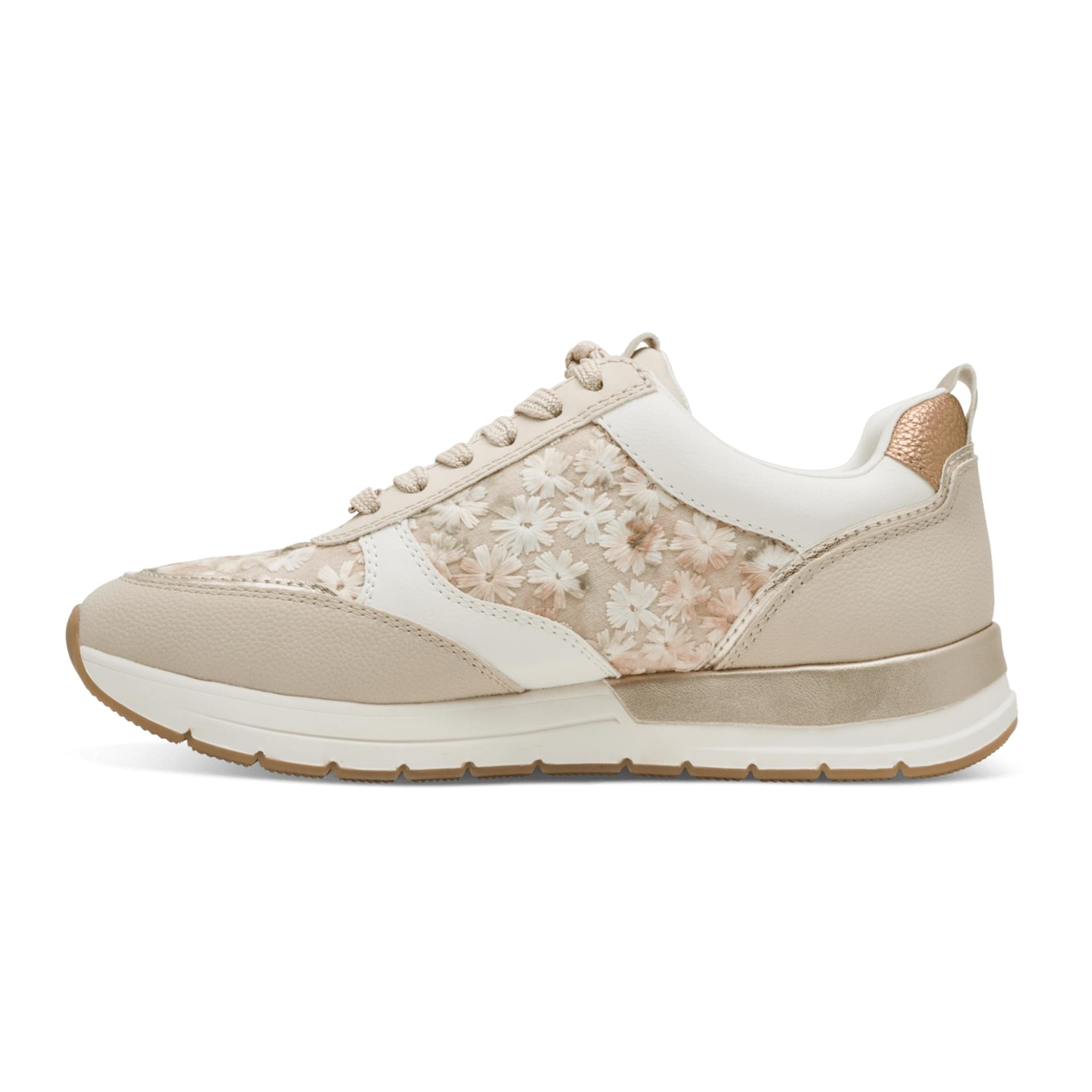 Tamaris Almina Sneakers 1-23732-41 in Beige Struct.
