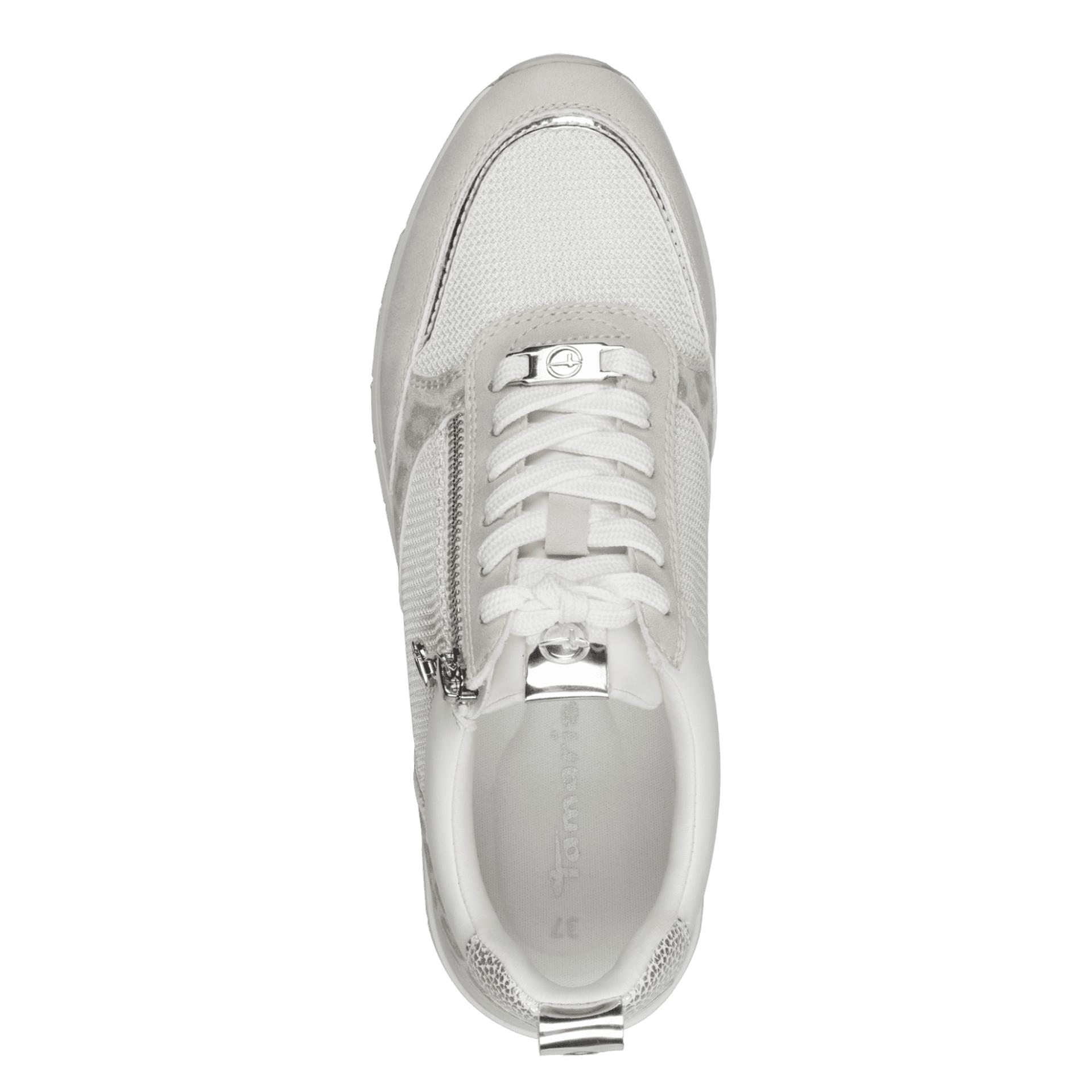 Tamaris Almina Sneakers 1-23732-41 in Silver Comb