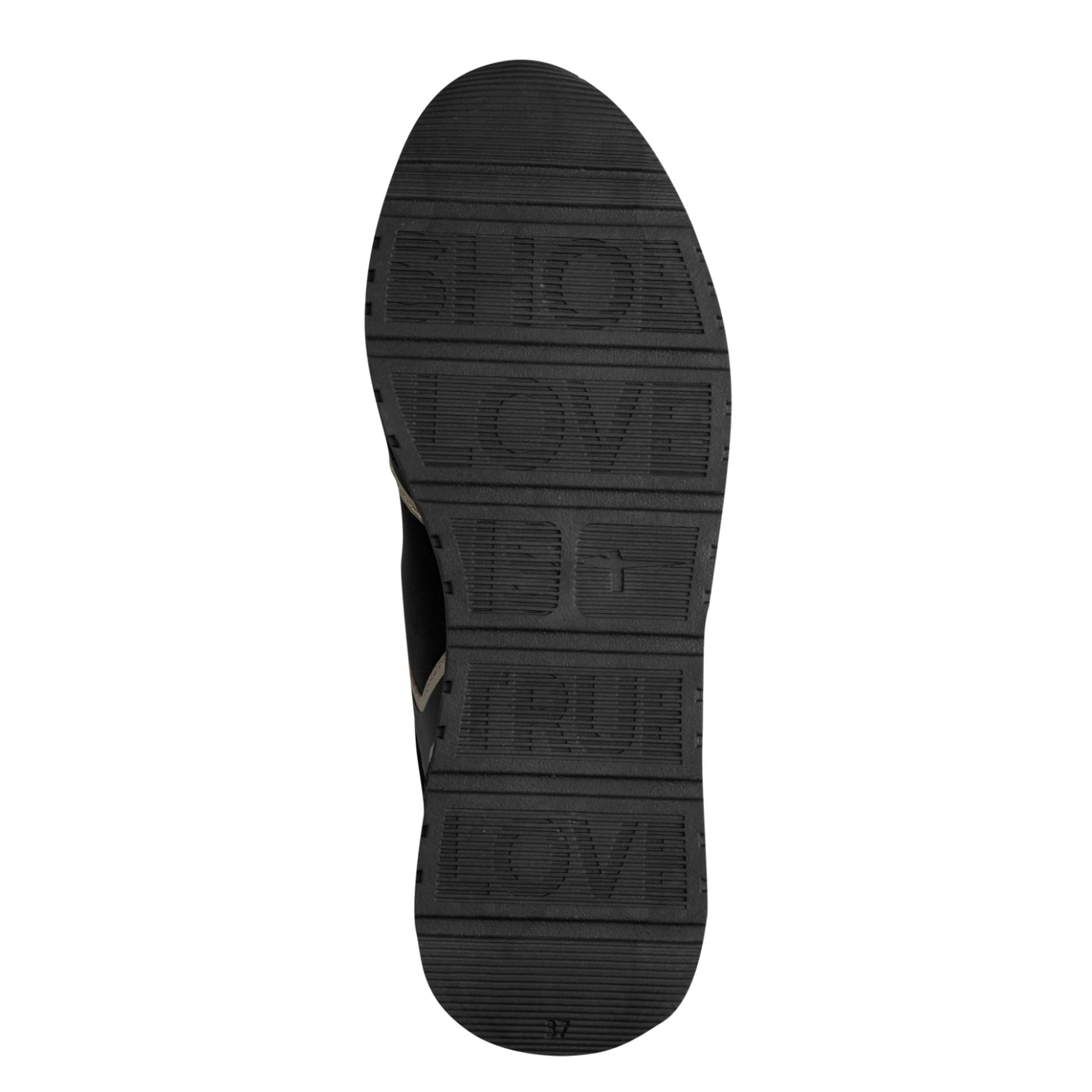 Tamaris Almina Sneakers in Black Comb, zool (SKU 1-23734-47--098)