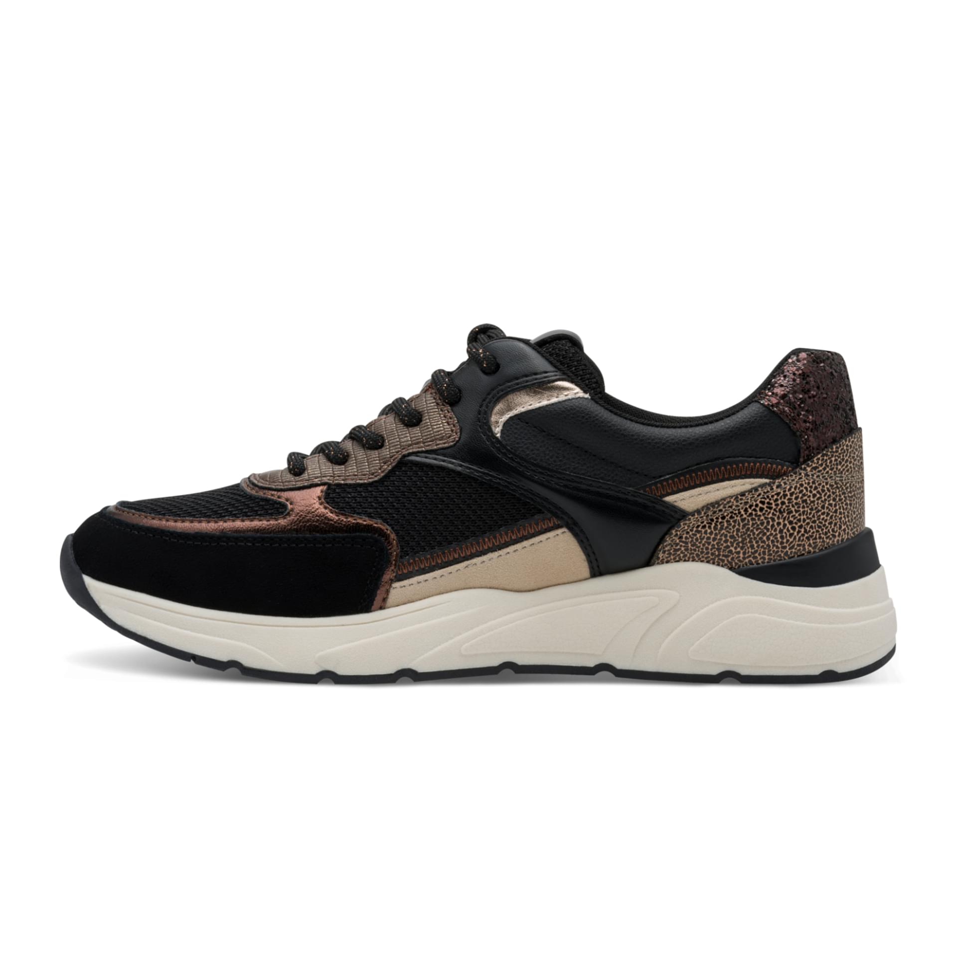 Tamaris Altina Sneakers 1-23745-43 in Black/Copper