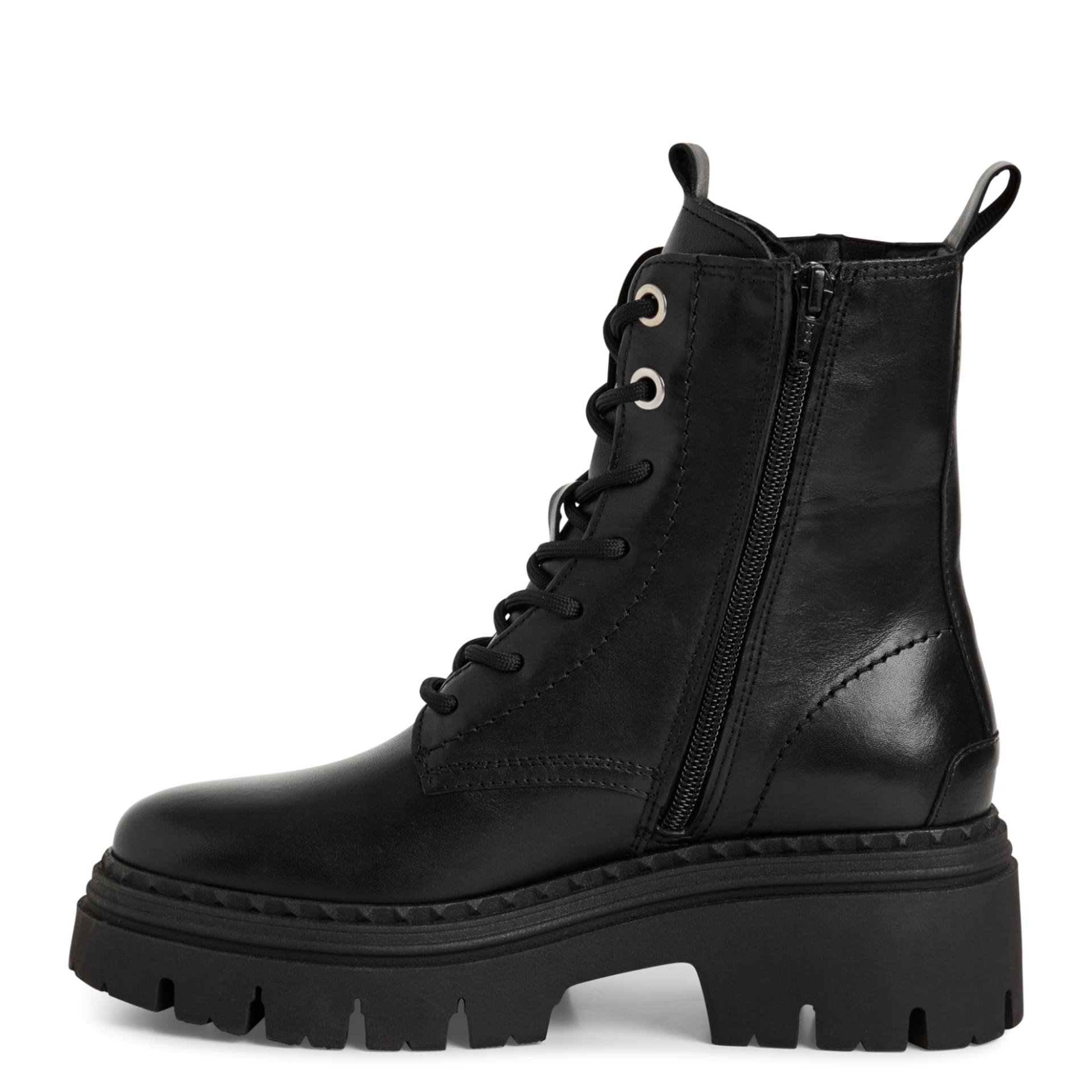 Tamaris Analisa Ankle Boots 1-25209-45 in Black Leather
