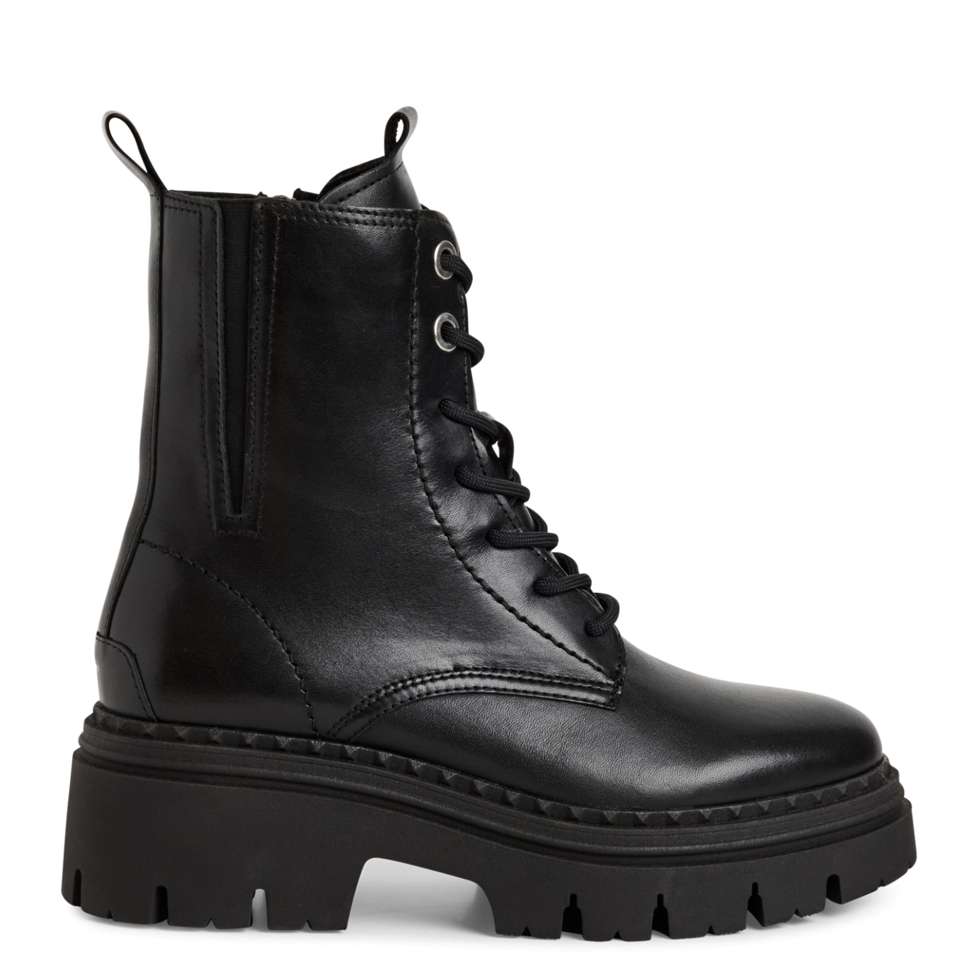 Tamaris Analisa Ankle Boots 1-25209-45 in Black Leather