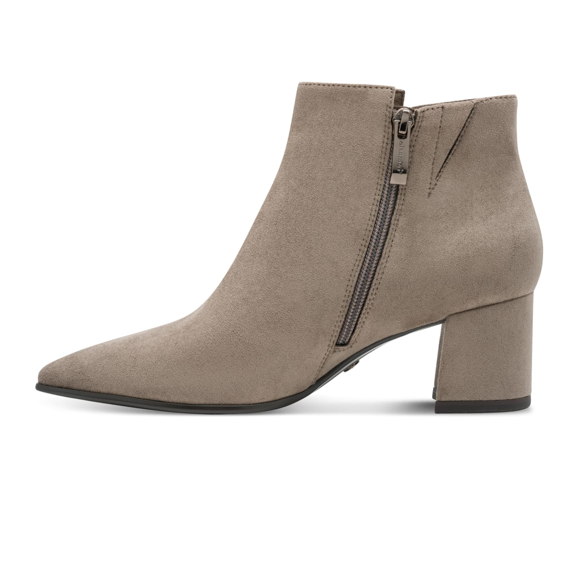 Tamaris Angatha Bottines in Taupe, côté intérieur (SKU 1-25022-47--341)