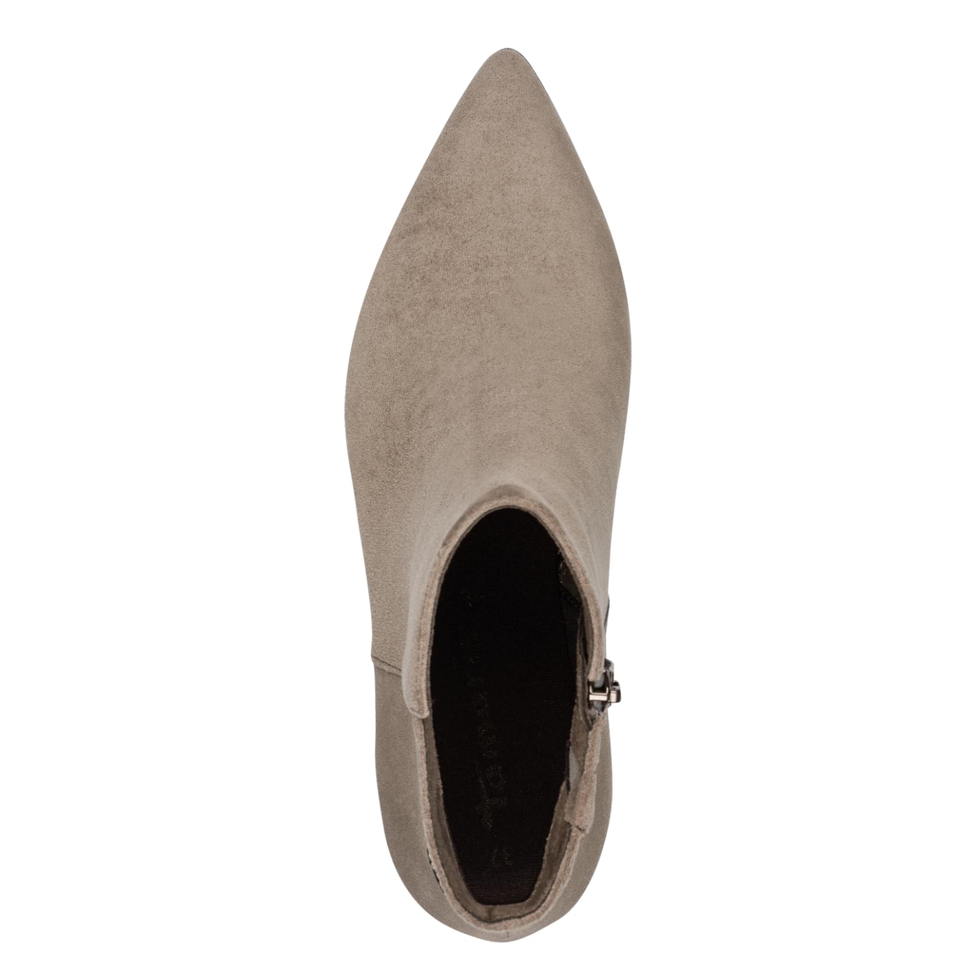 Tamaris Angatha Bottines in Taupe, vue de dessus (SKU 1-25022-47--341)