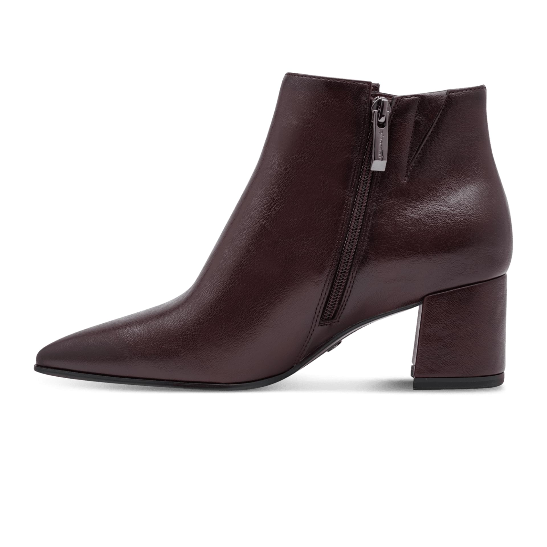 Tamaris Angatha Enkellaarsjes in Merlot, binnenzijde (SKU 1-25023-47--537)